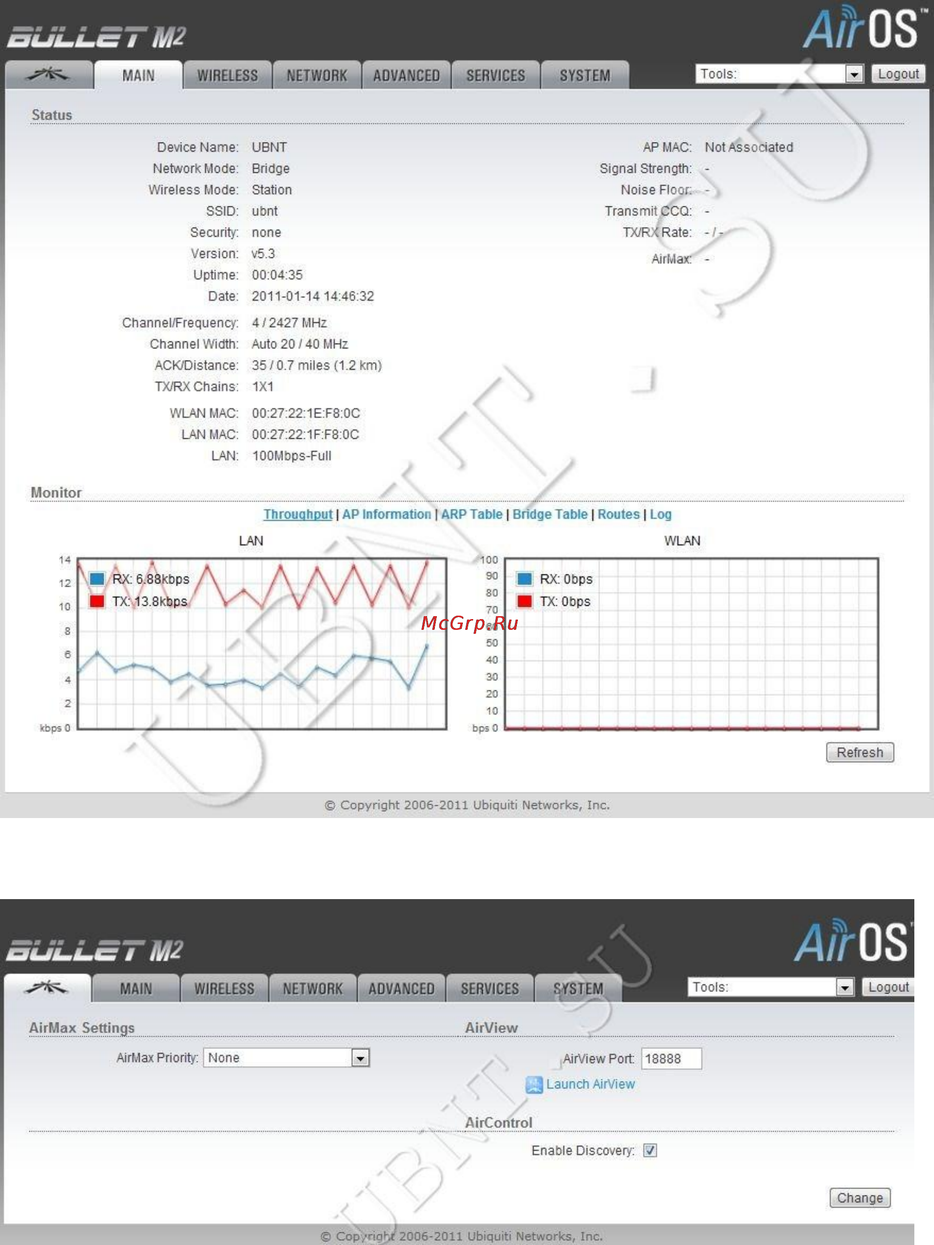 Ubiquiti Bullet M2HP Инструкция по эксплуатации онлайн [3/24] 66669