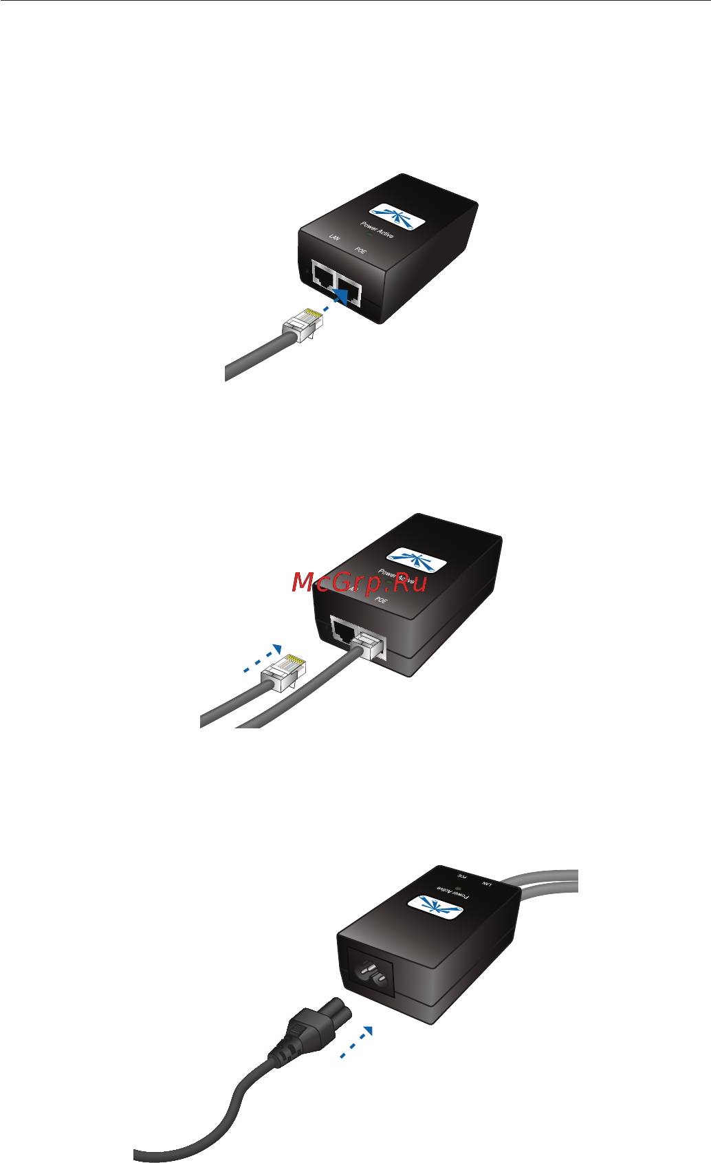 Ubiquiti Rocket M2 [11/24] Connecting power over ethernet