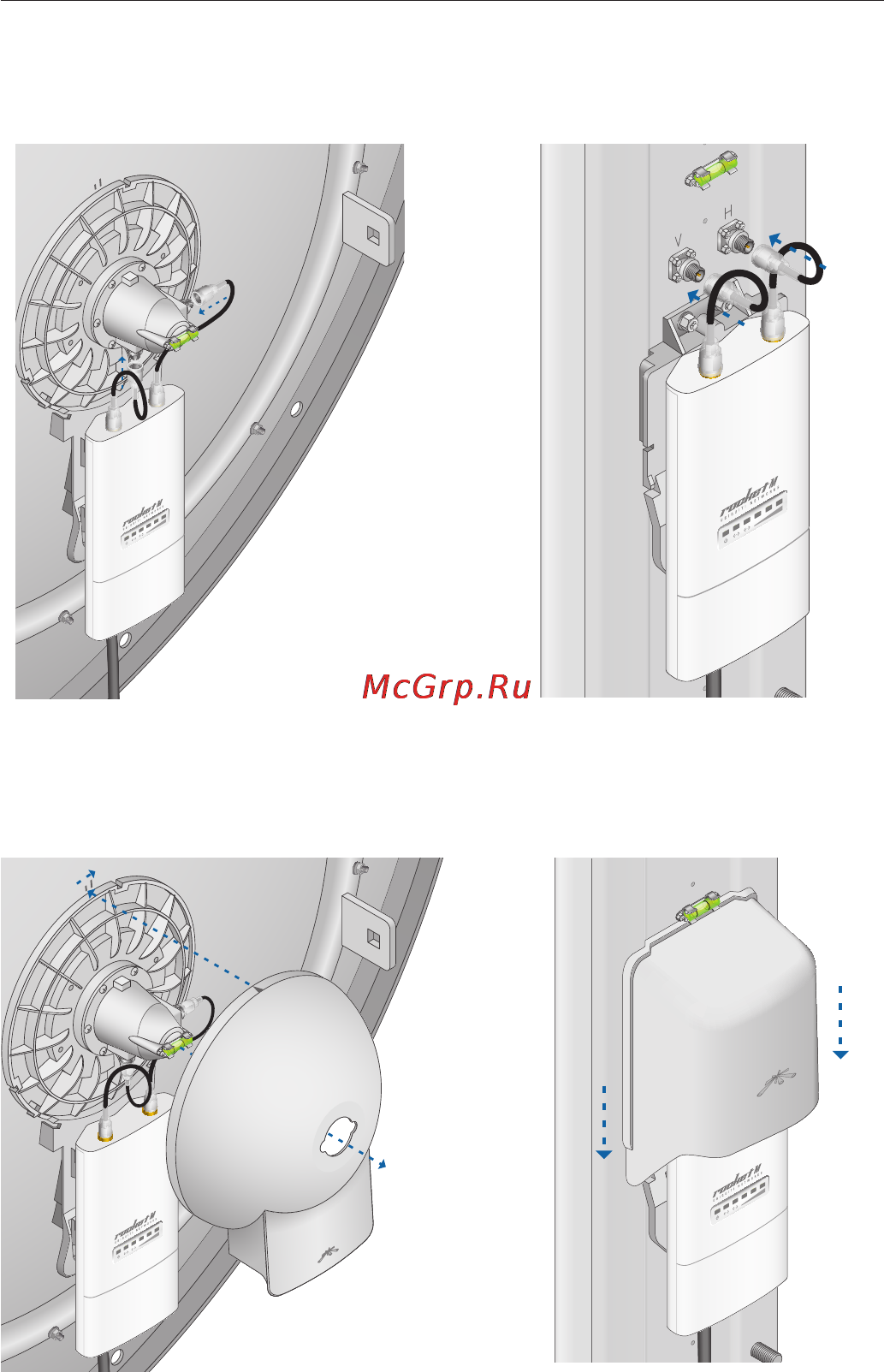 Ubiquiti Rocket M2 [8/24] From the rocketm to the connectors on the antenna
