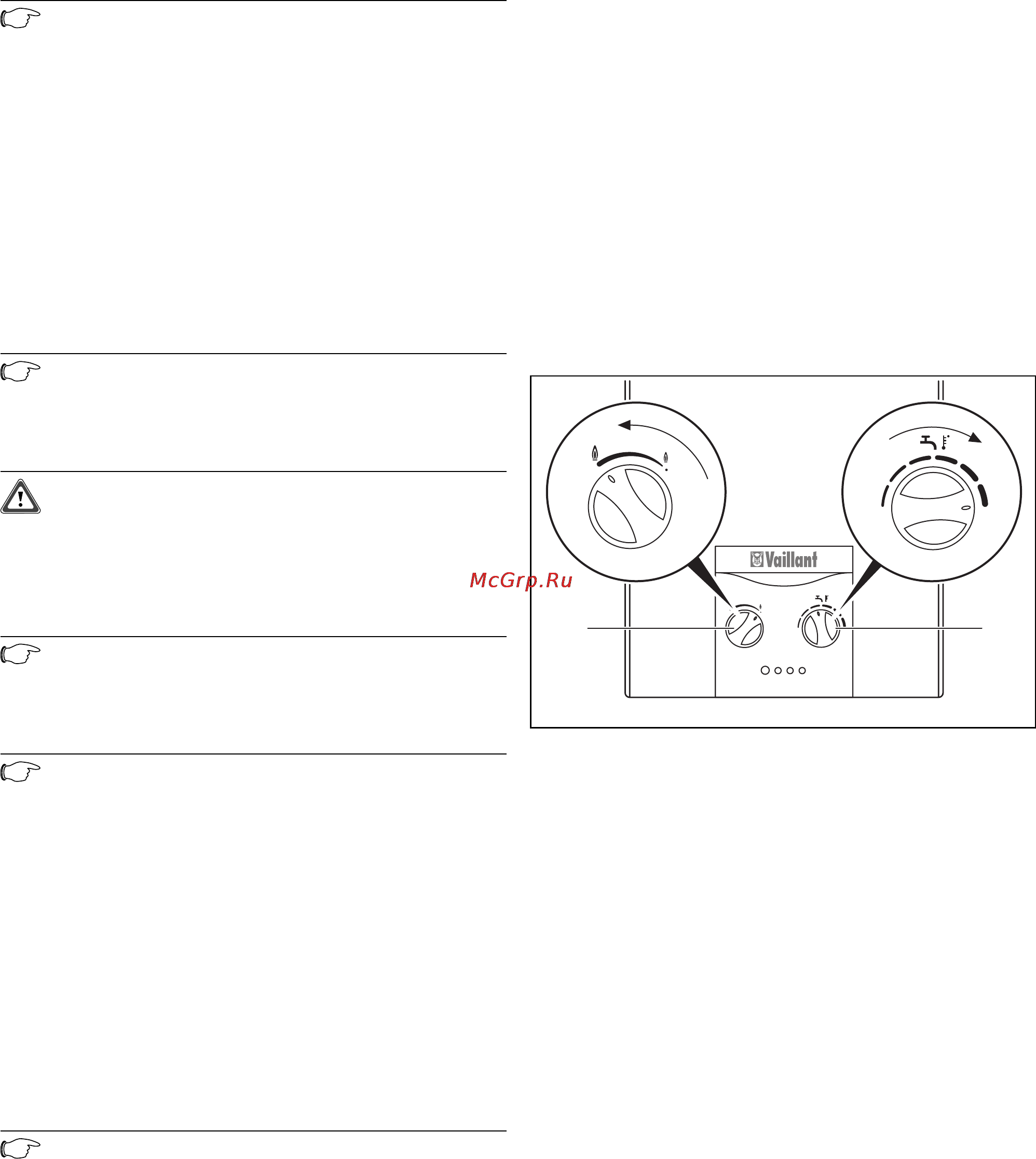 Vaillant ATMOMAG EXCLUSIV GRX [32/36] Осмотры и техническое обслуживание