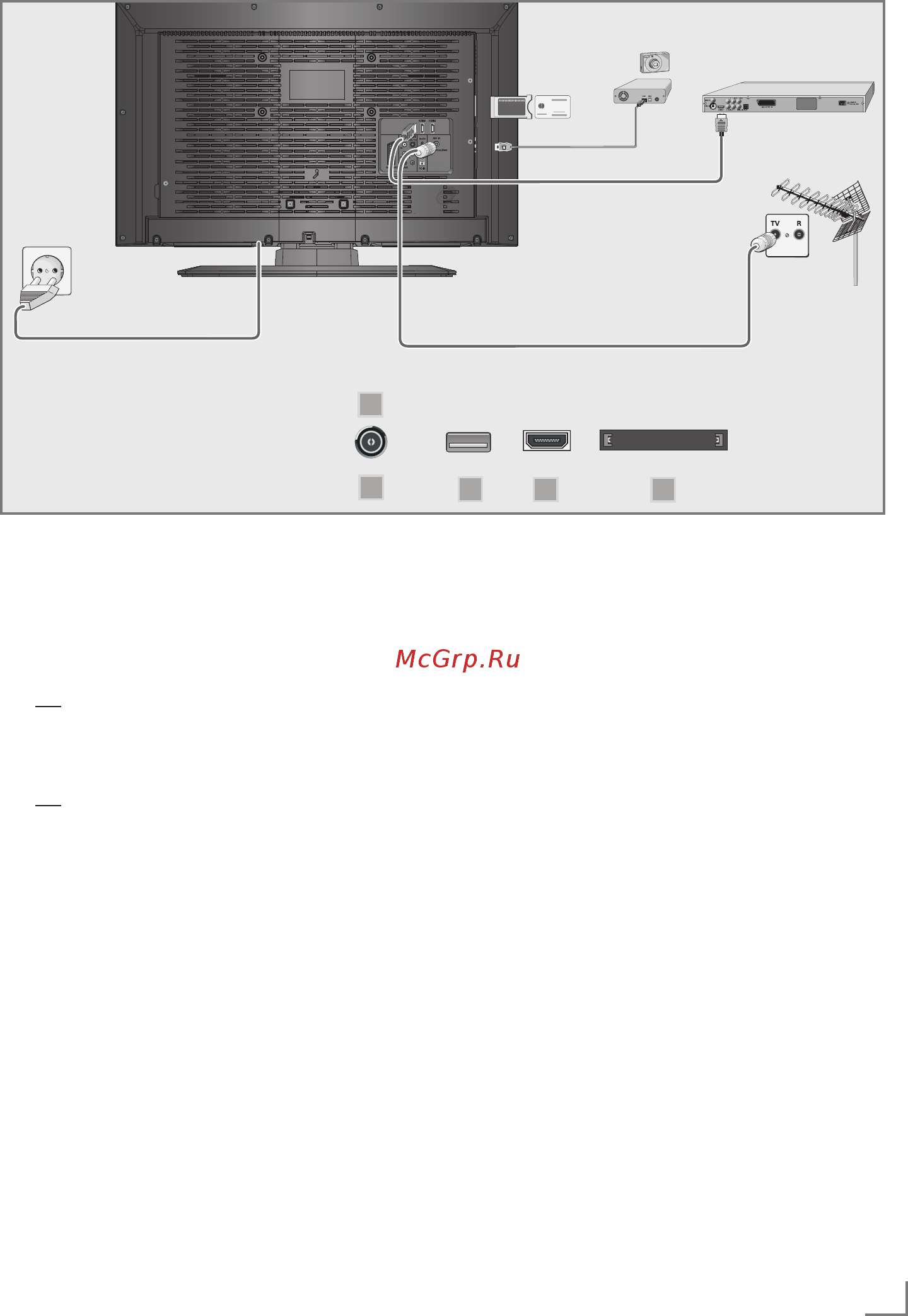 Grundig 32 VLE 4304 BM [5/24] Подключение антенны гнездо a