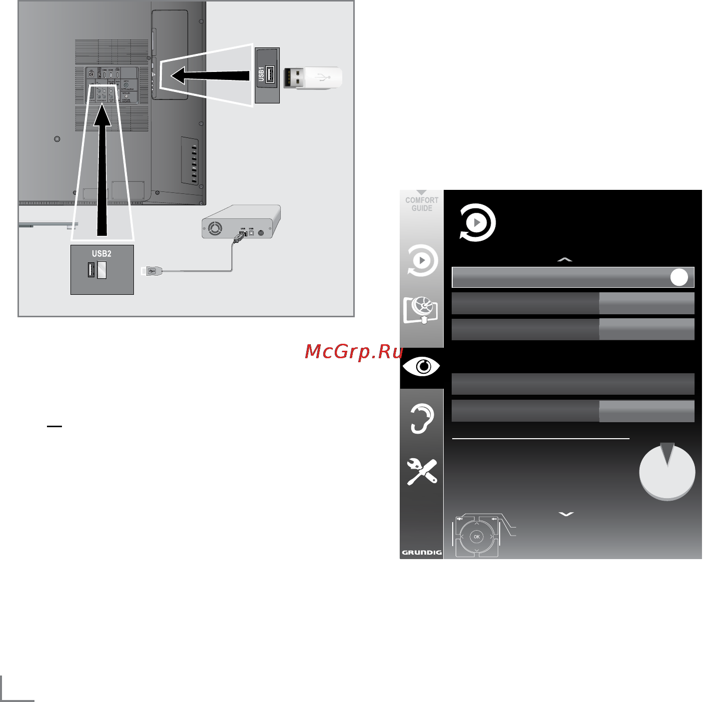 Grundig 55 VLE 9480 SL [52/95] Usb recordin