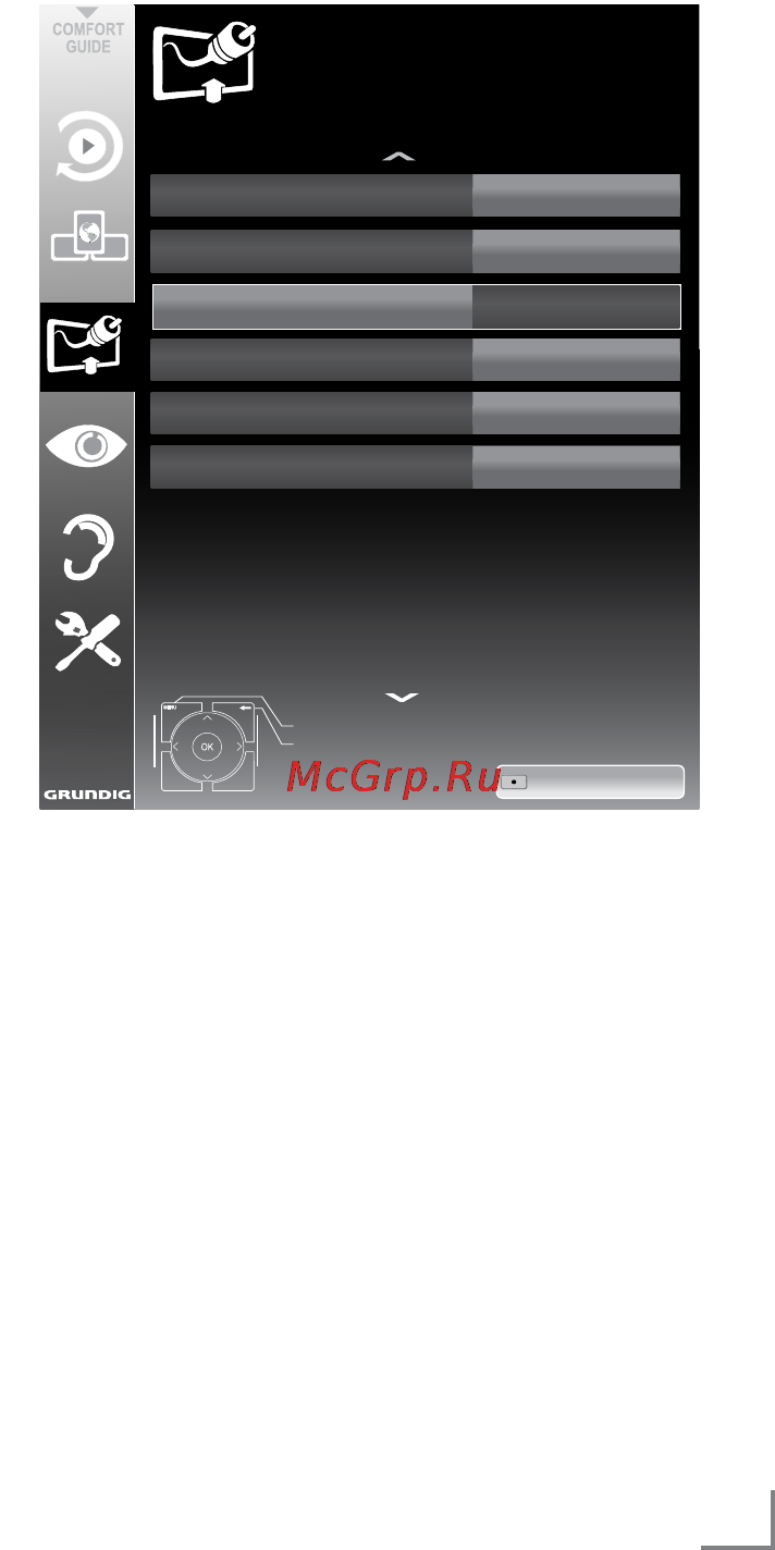 Grundig 55 VLE 9480 SL [83/95] Special setting
