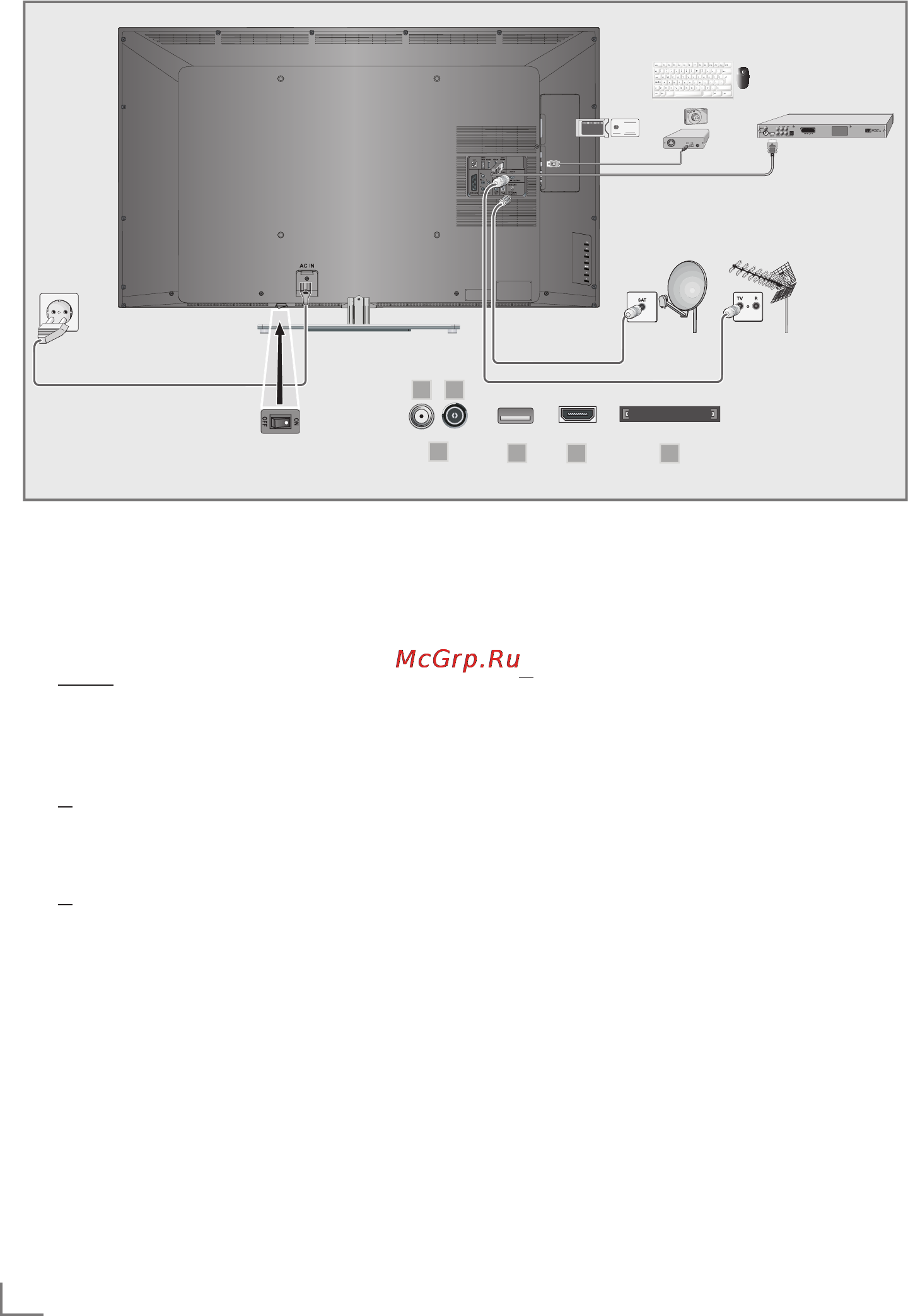Grundig 42 VLE 9480 BL [5/27] Connection and preparatio