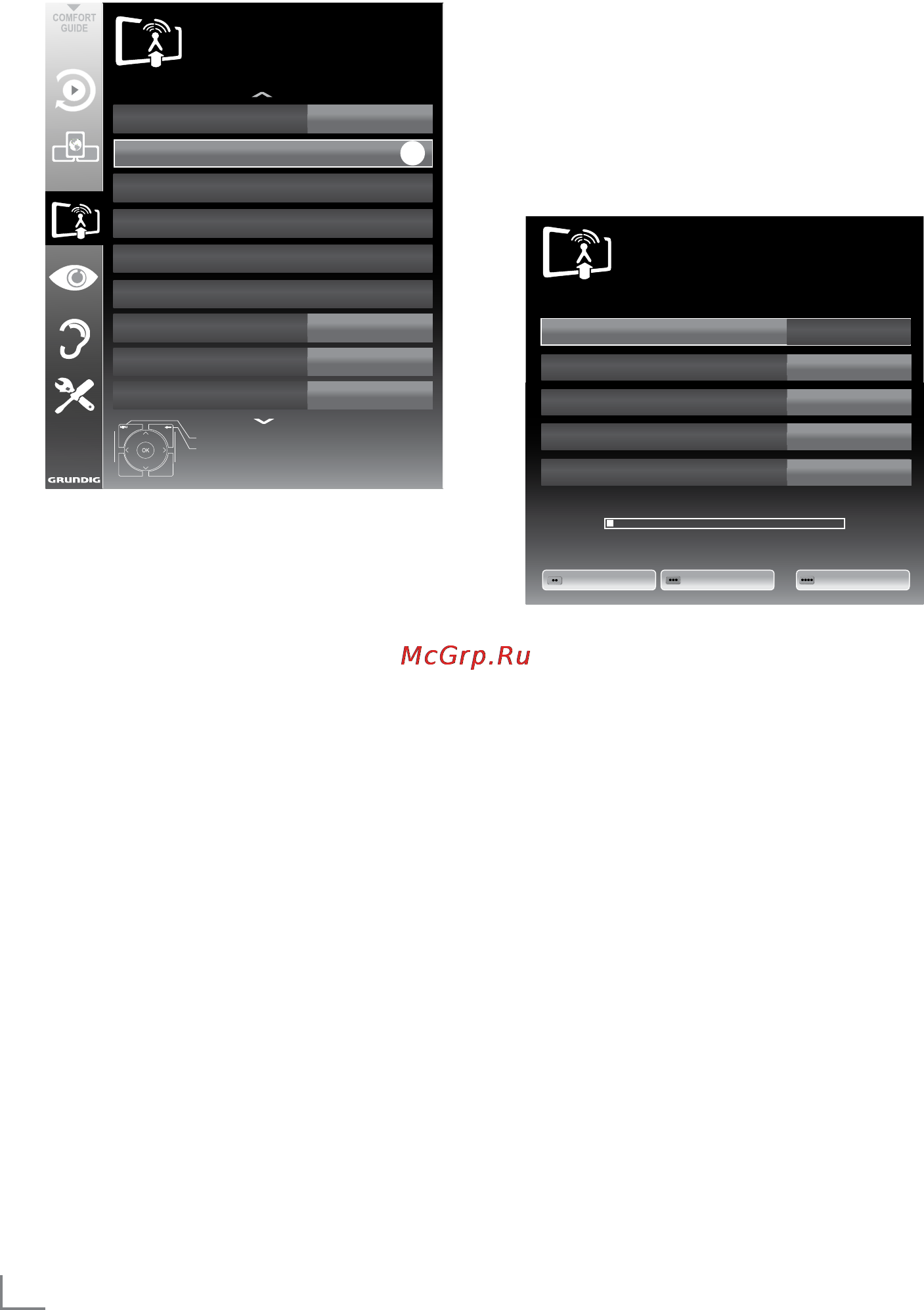 Grundig 42 VLE 9480 SL [86/93] Special setting