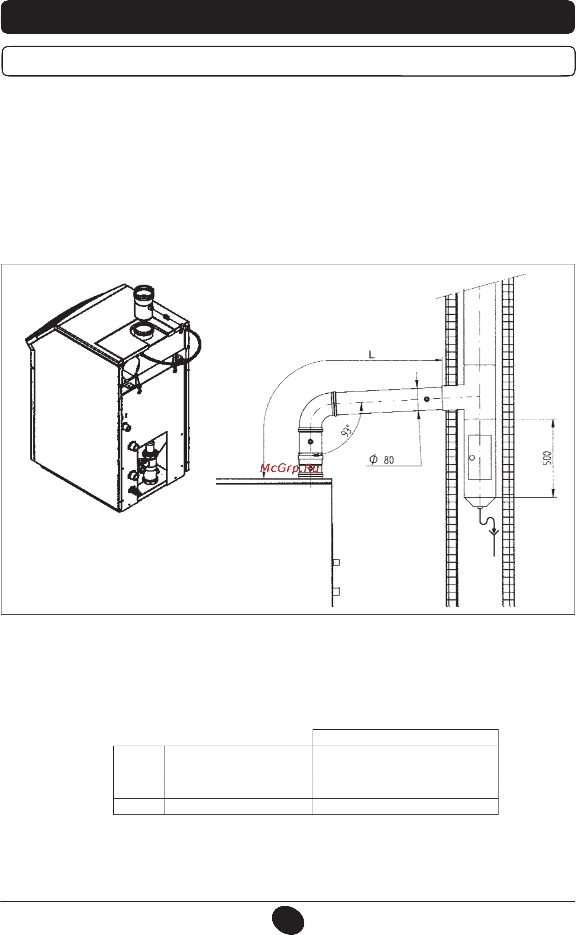 Baxi POWER HT 45-65 [16/34] Дымоотводящий комплект типа b23