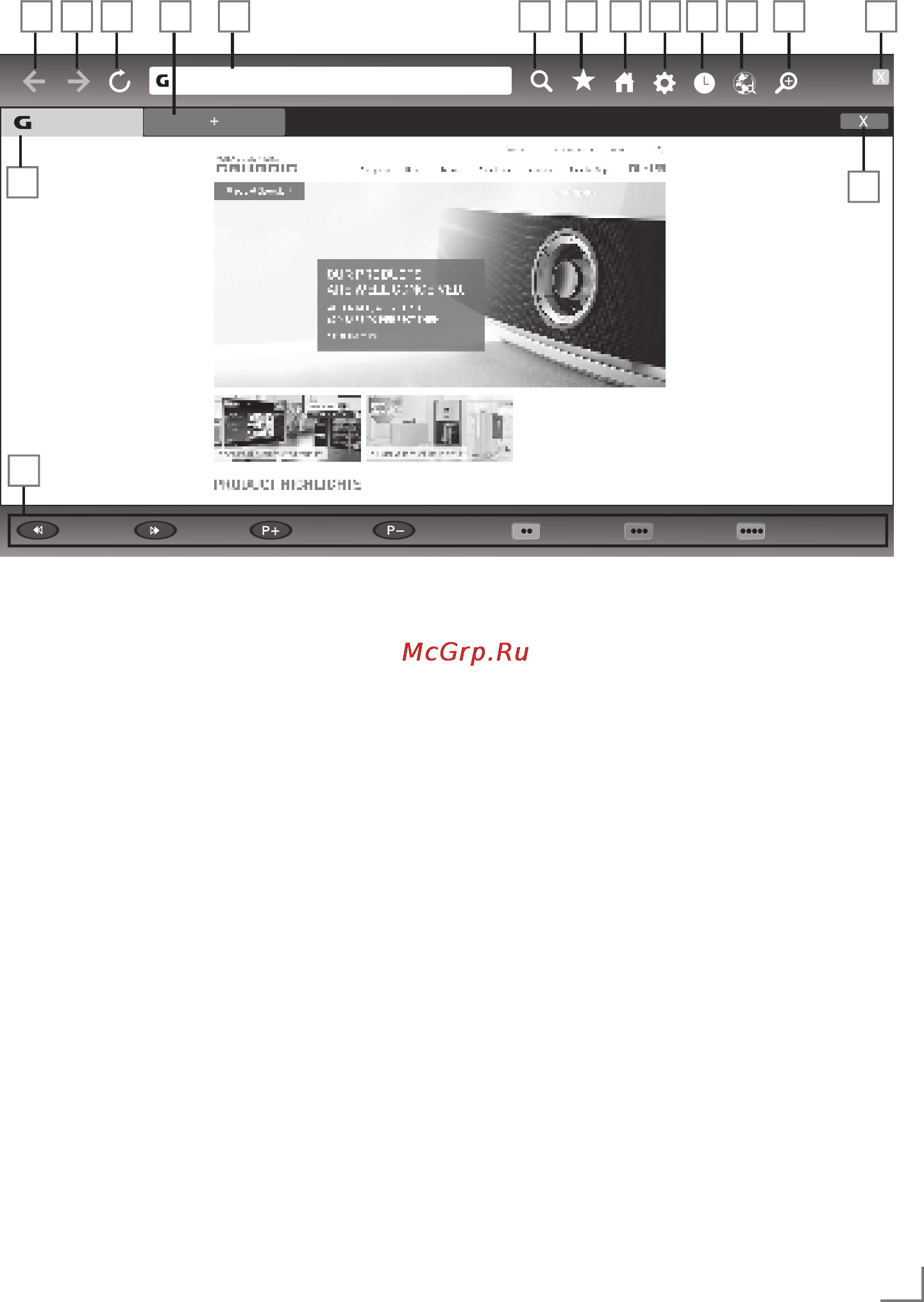 Grundig 48 VLE 7461 BL [26/35] Web browse