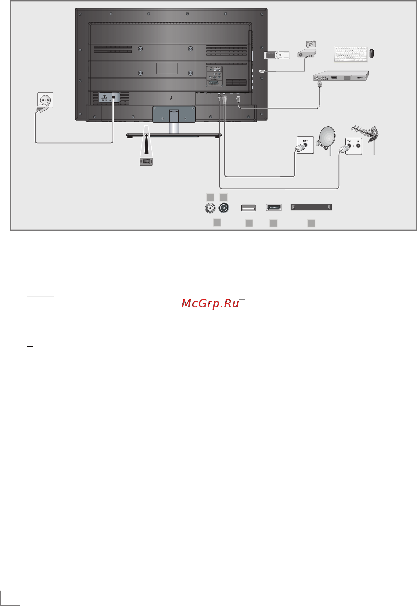 Grundig 48 VLE 7461 BL [5/35] Connection preparatio
