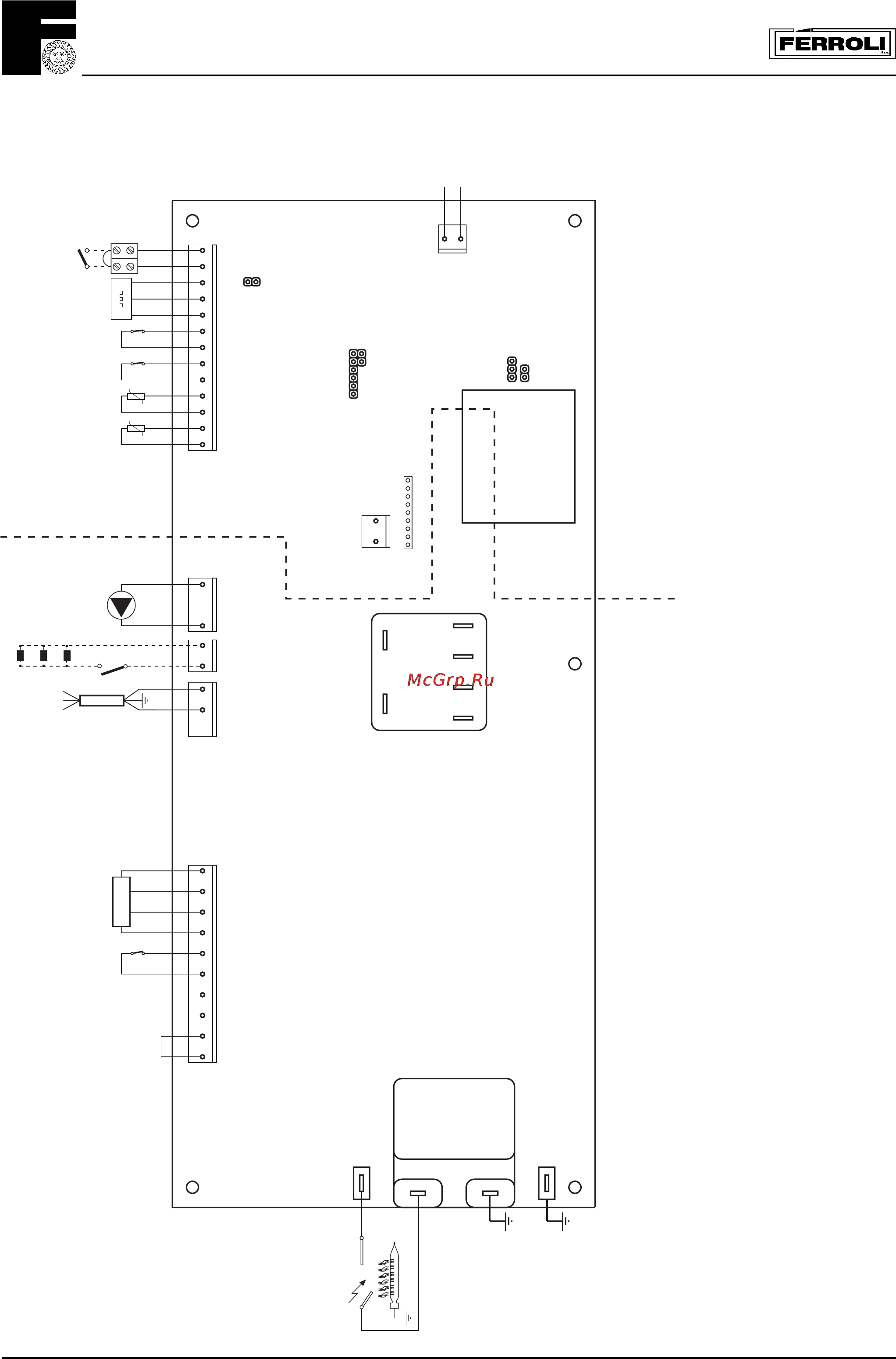 Ferroli DOMINA PLUS C 24 E [14/24] Har н05 vv f 3x0 75 мм2 с внешним