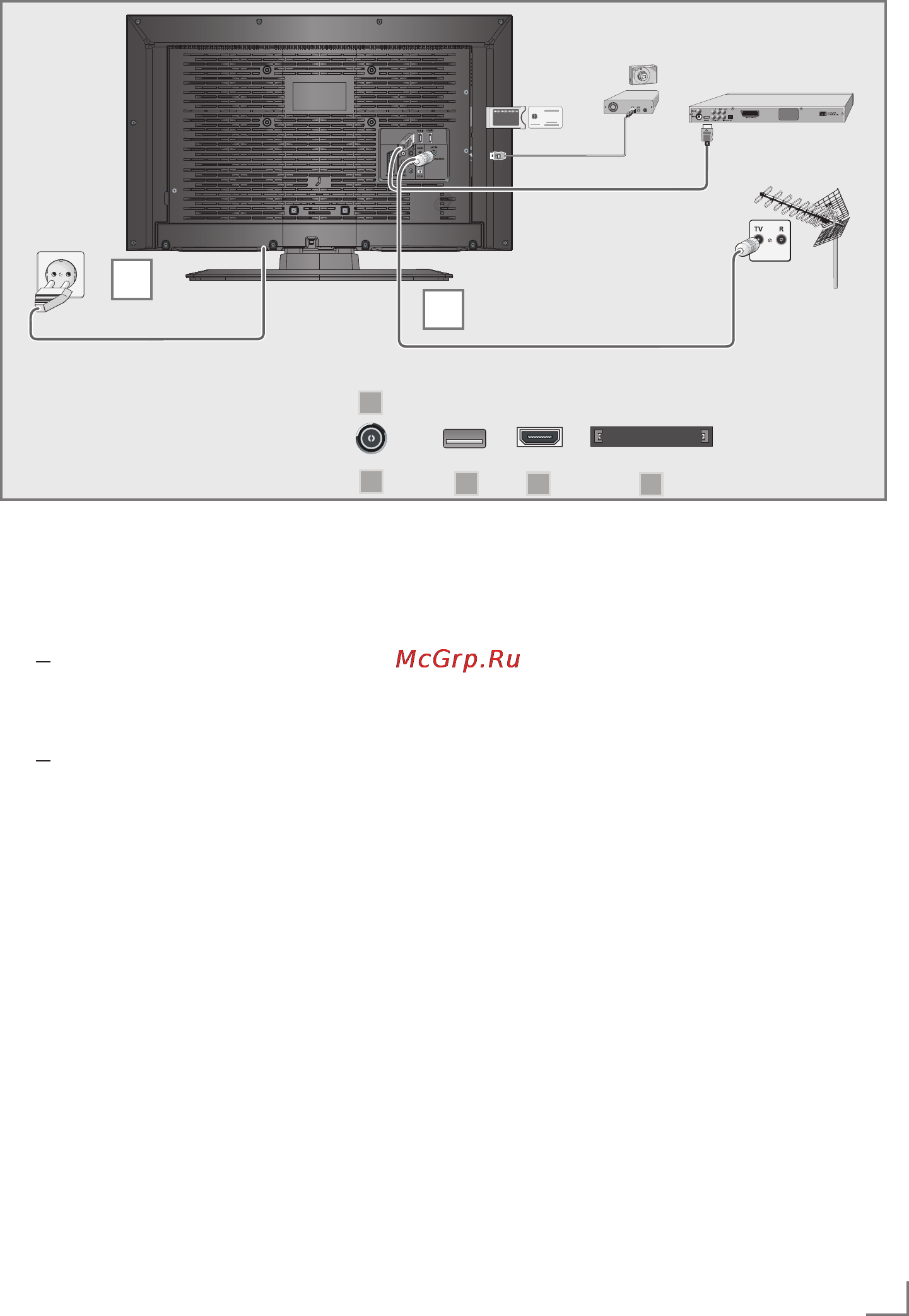 Grundig 32 VLE 4324 BF [4/15] Connection and preparatio
