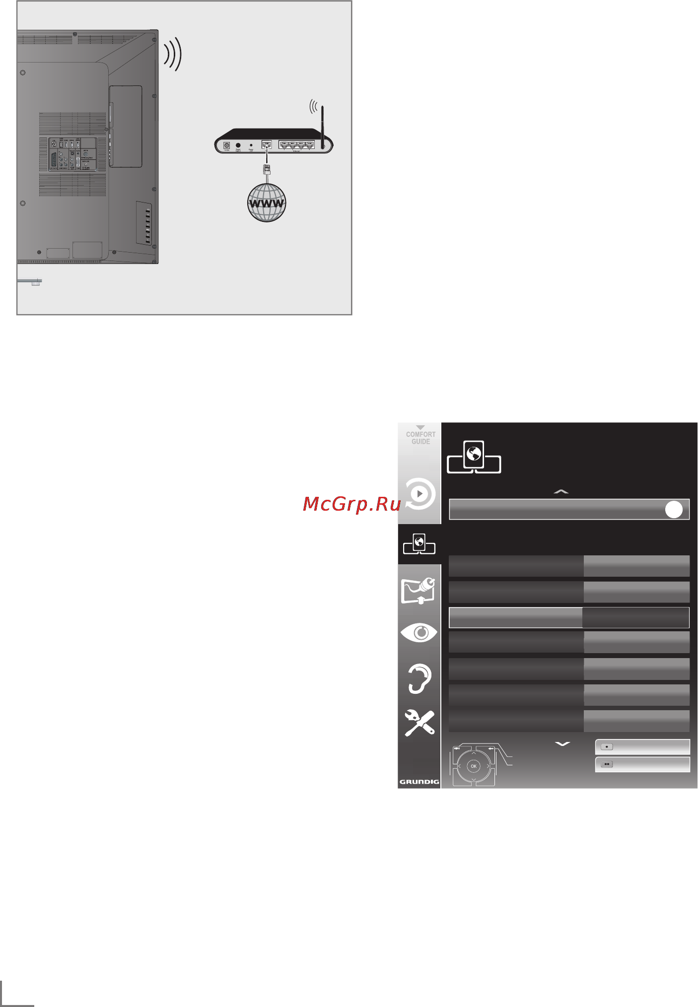 Grundig 47 CLE 9486 SL [15/27] Network installatio