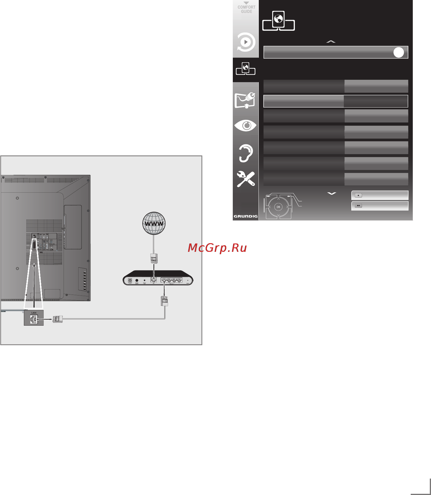 Grundig 42 CLE 9486 SL [14/27] Network installatio