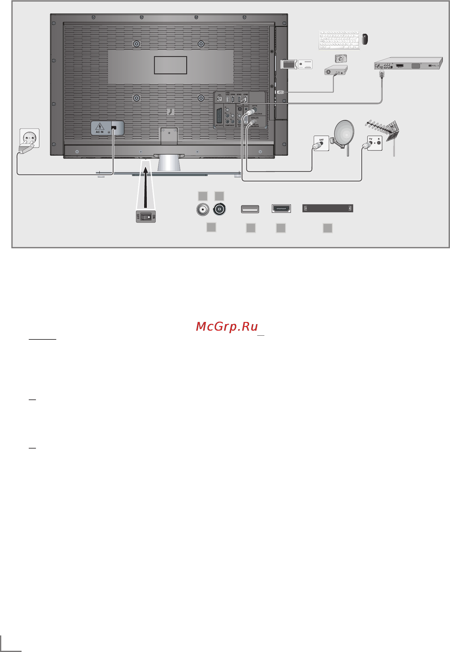Grundig 42 CLE 9476 BL [5/27] Connection and preparatio