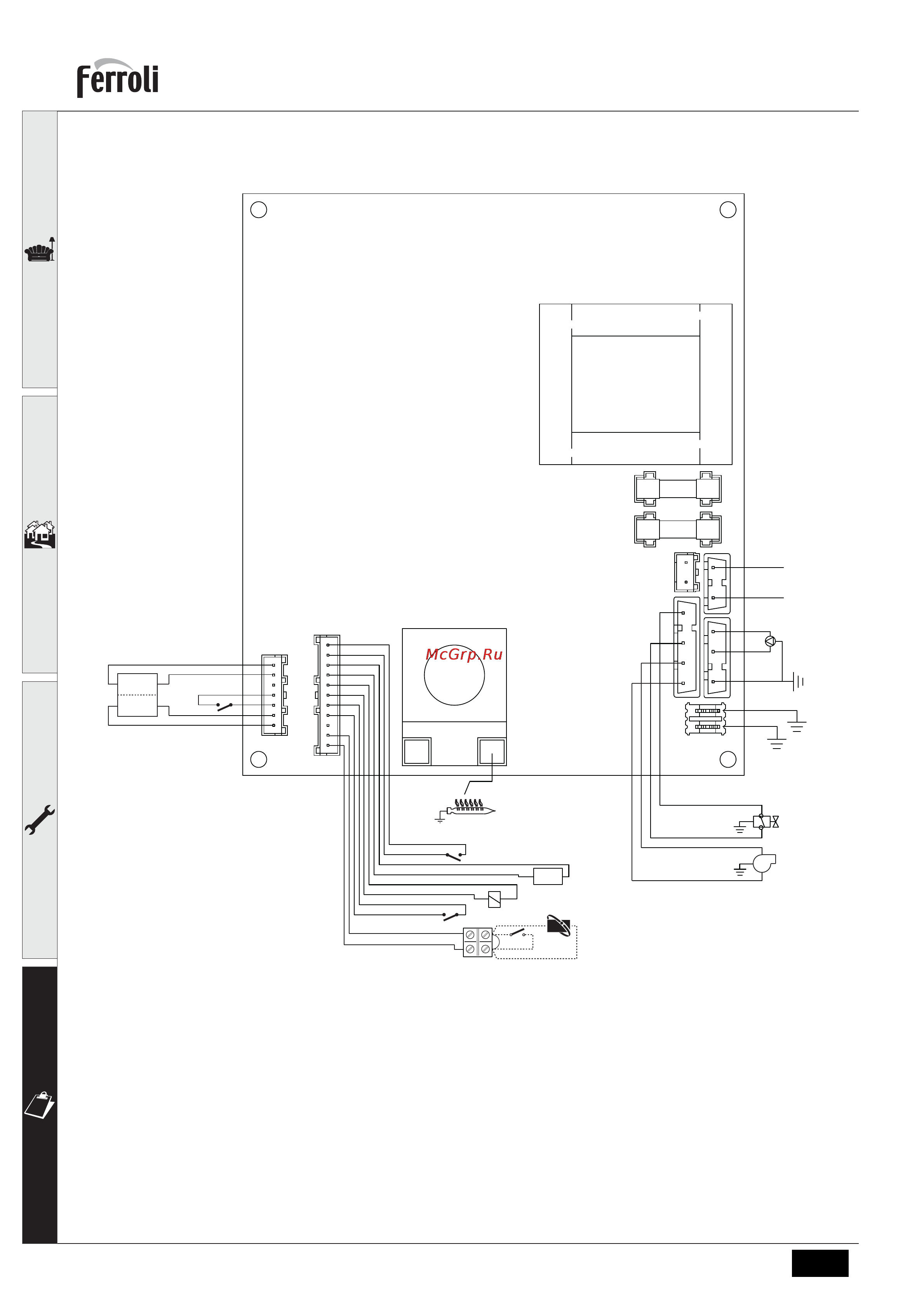 Ferroli DOMITECH F32 [28/29] Электрическая схема