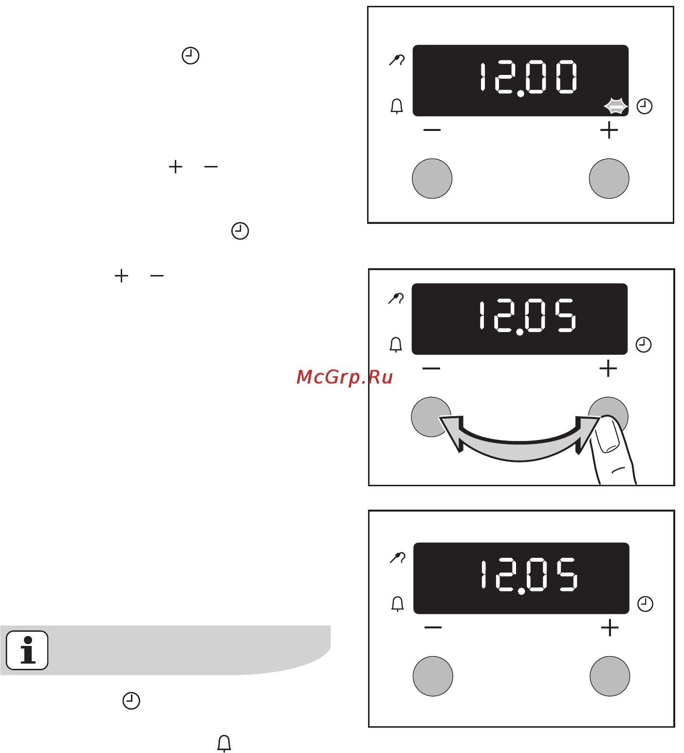 Electrolux EOB32100 X [10/60] Установка и изменение времени суток