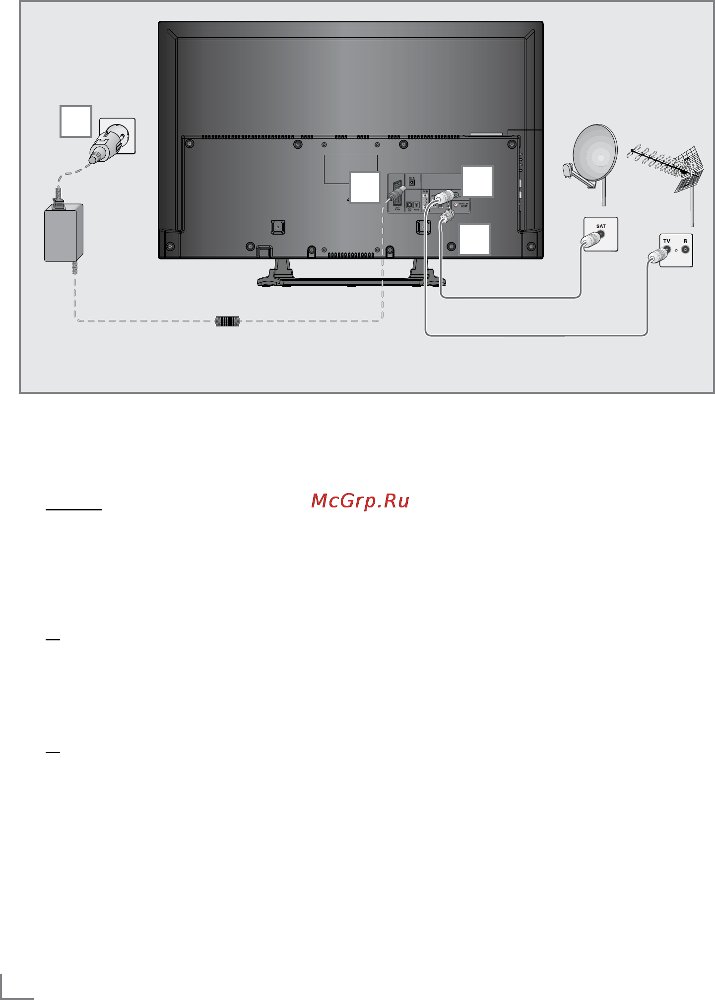 Grundig 32 CLE 5407 BG [8/67] Connection and preparatio