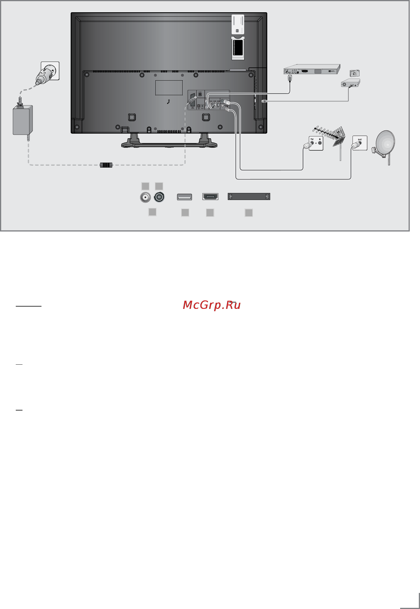 Grundig 28 CLE 5407 BG [4/17] Connection and preparatio
