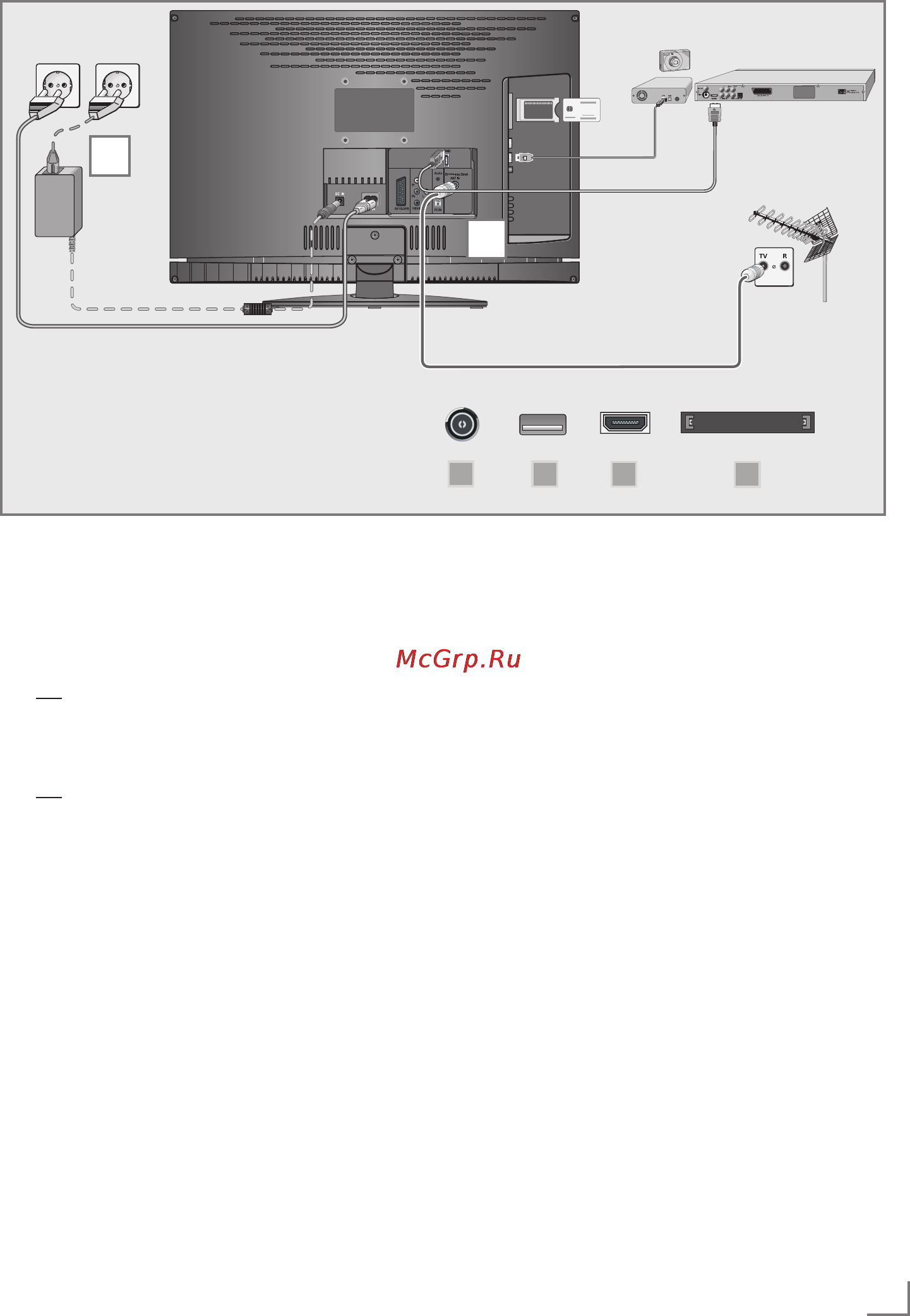 Grundig 22 VLE 6320 BM [5/23] Подключение и подготовк