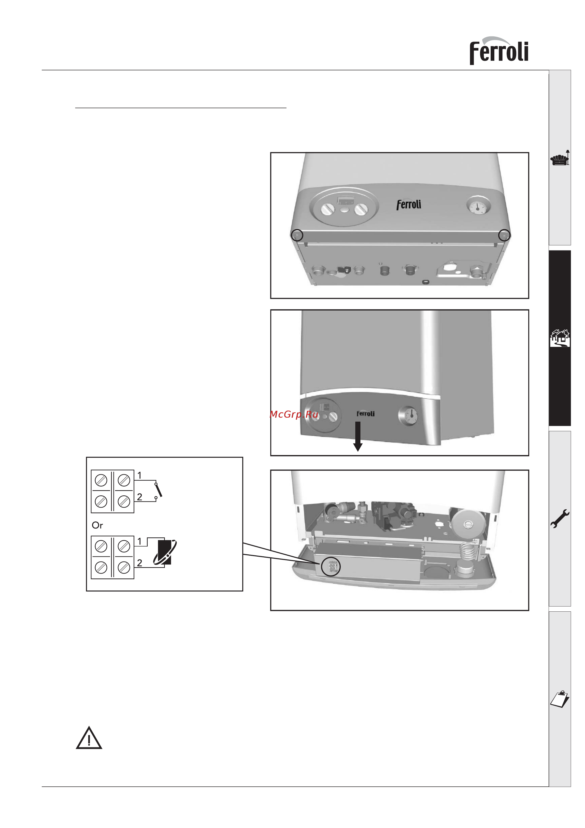 Ferroli DOMICOMPACT F30B [15/40] Ом1сотрас1 р 30 в