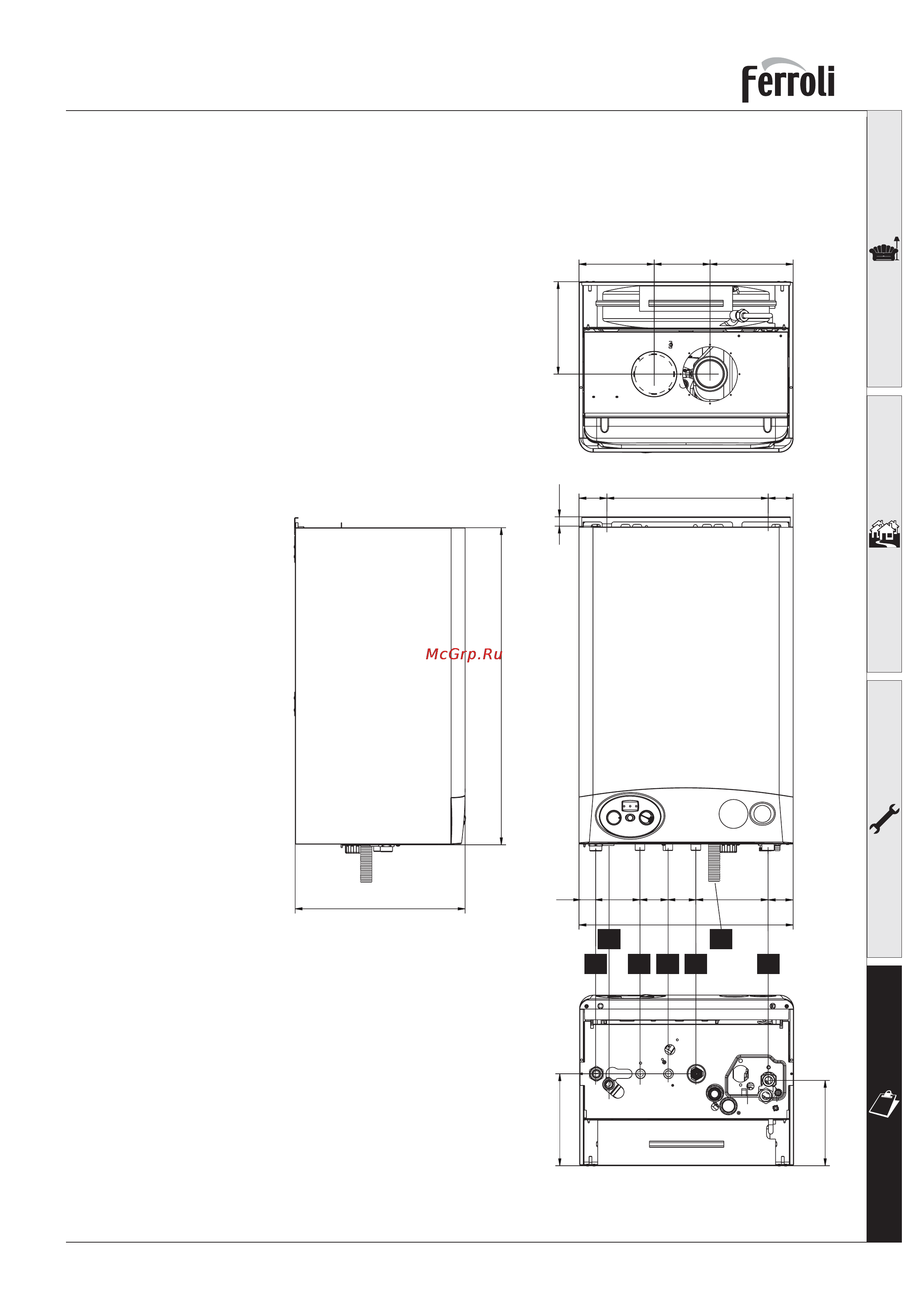Ferroli DOMICOMPACT F30B [31/40] Технические данные и характеристики