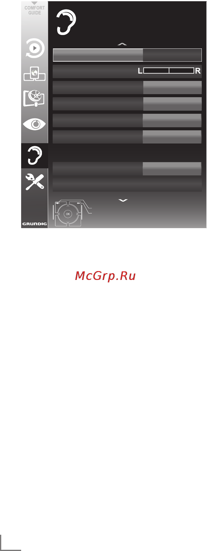 Grundig 32 VLE 7321 WR [20/90] Настройк