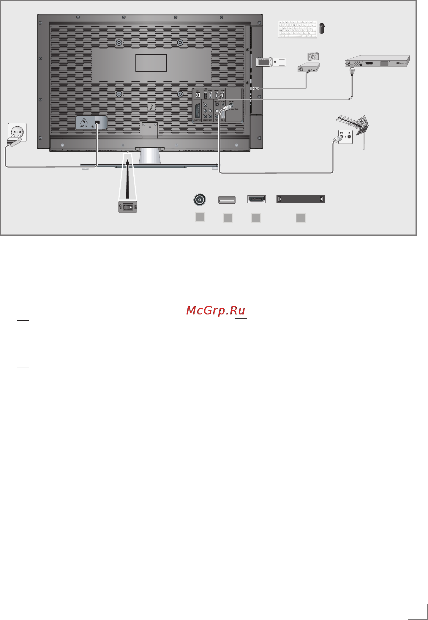 Grundig 50 VLE 931 BR [5/33] Подключение и подготовк