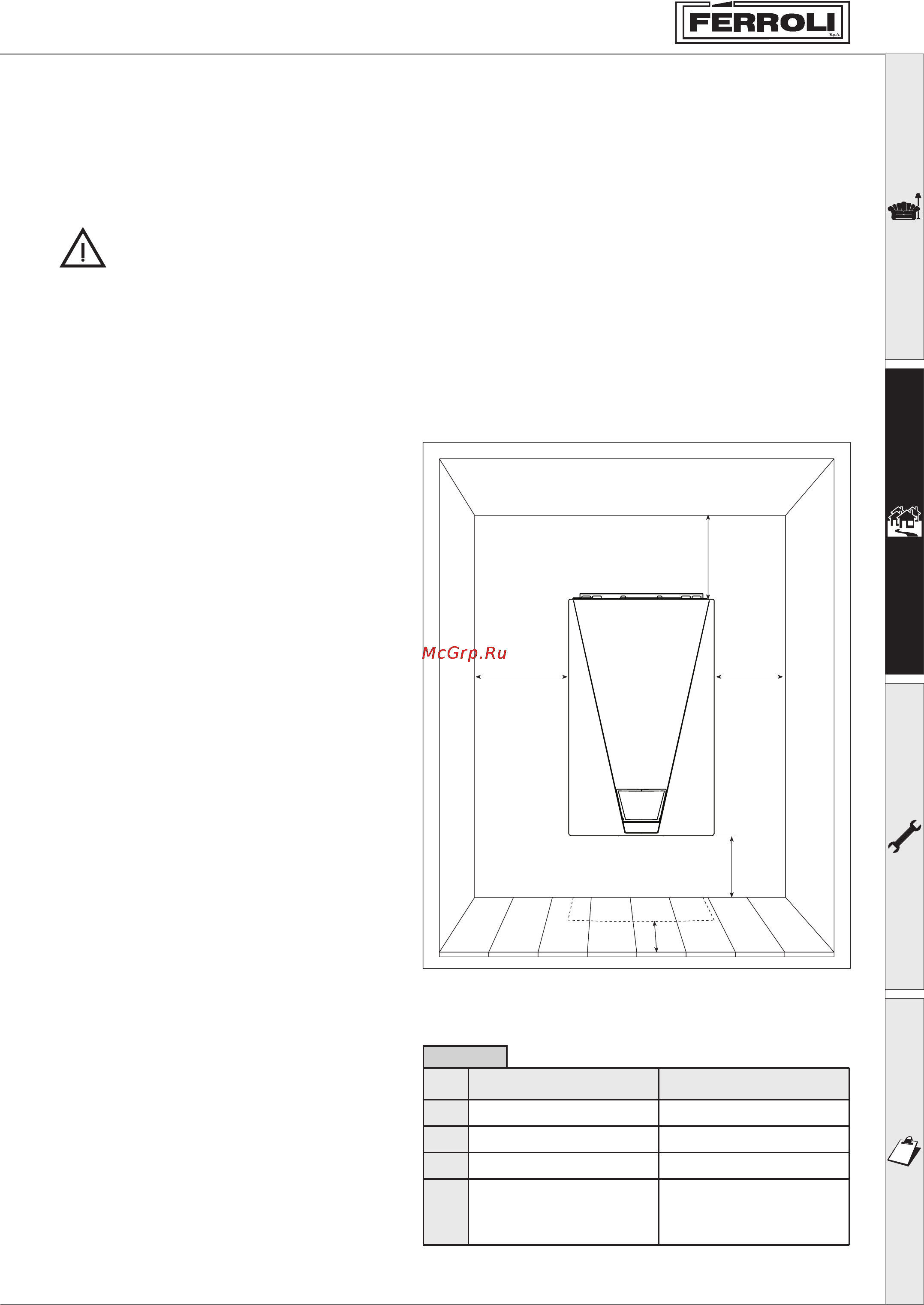 Ferroli ECONCEPT 35A [11/36] Installazione