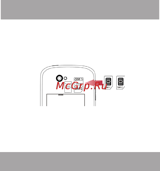 Texet TM-5200 + чехолTM-5200 [28/71] Примечание слот sim 1 может