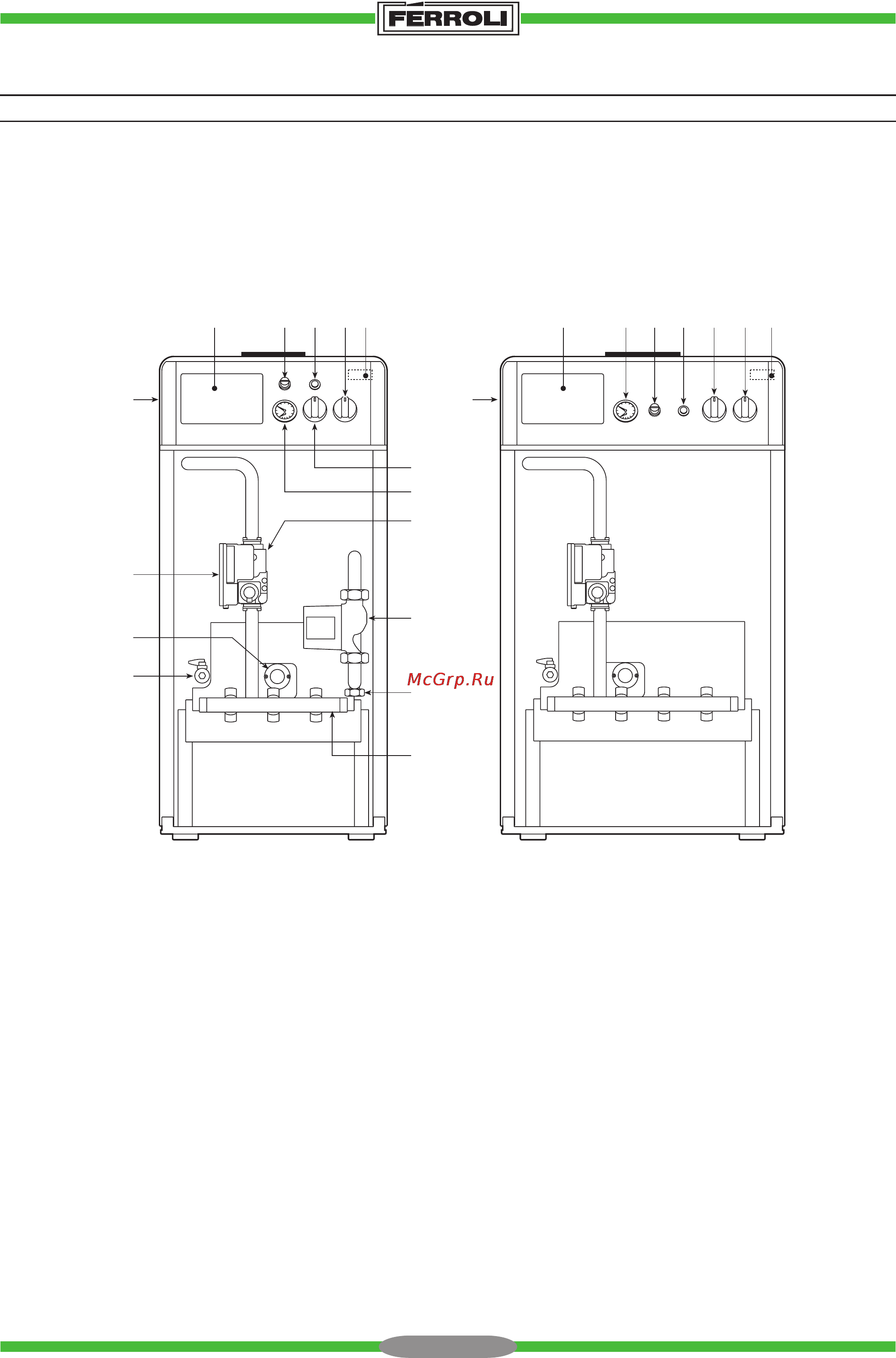 Ferroli RENDIMAX N [6/28] Основные компоненты