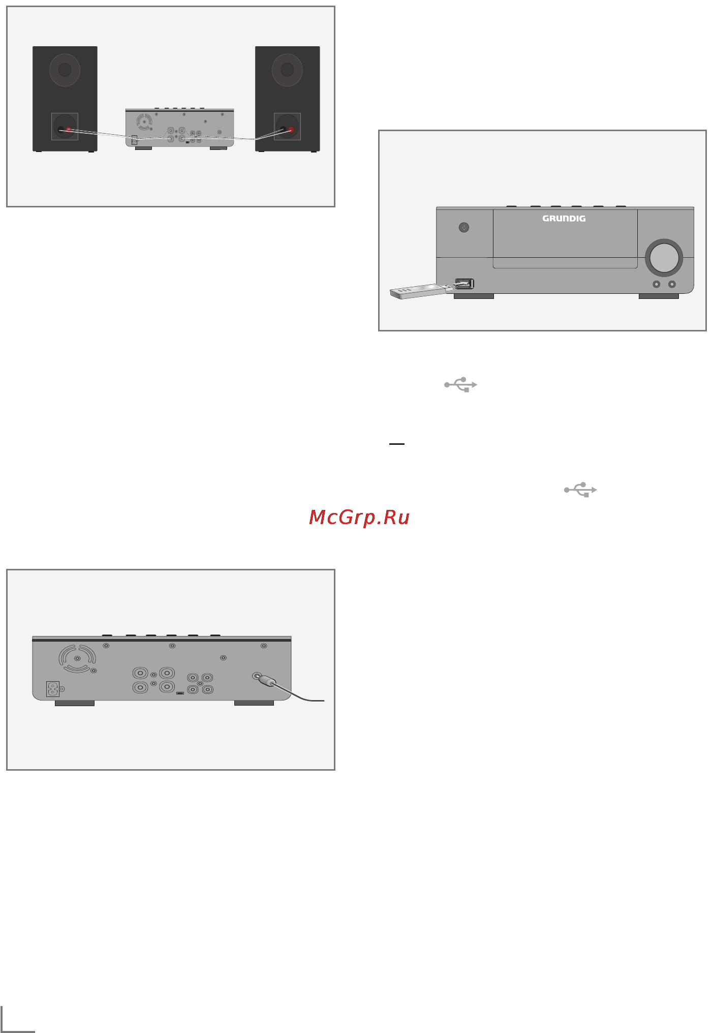 Grundig M 2100 [10/26] Connection and preparatio