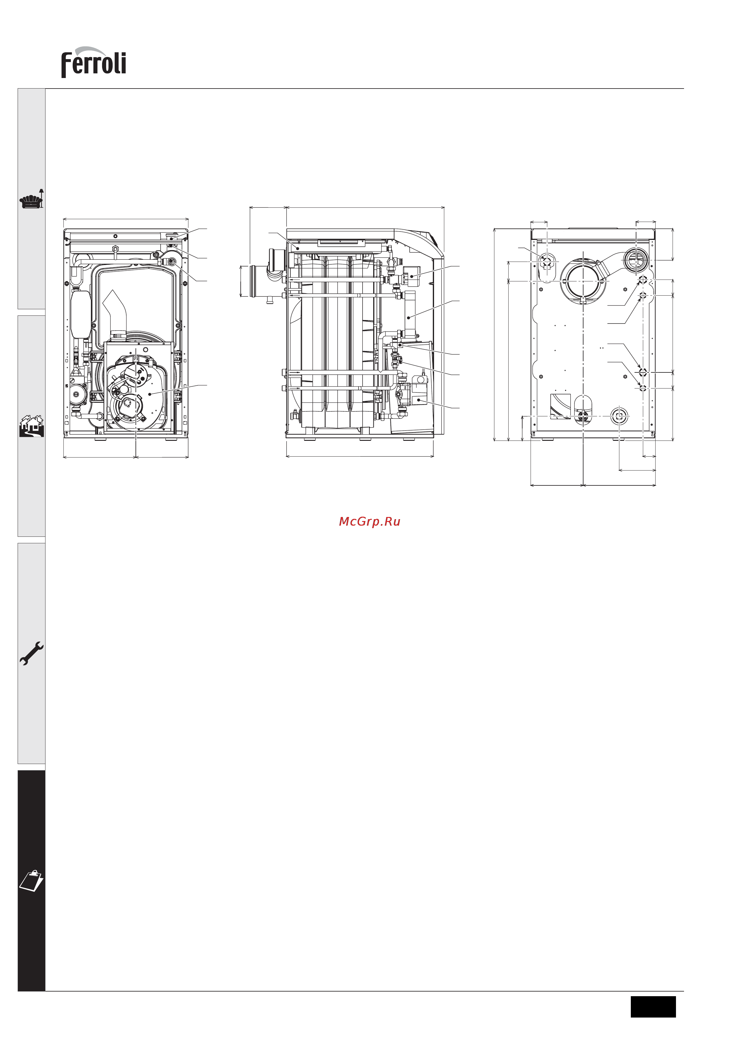 Ferroli ATLAS D F SI UNIT [26/30] Технические данные и характеристики