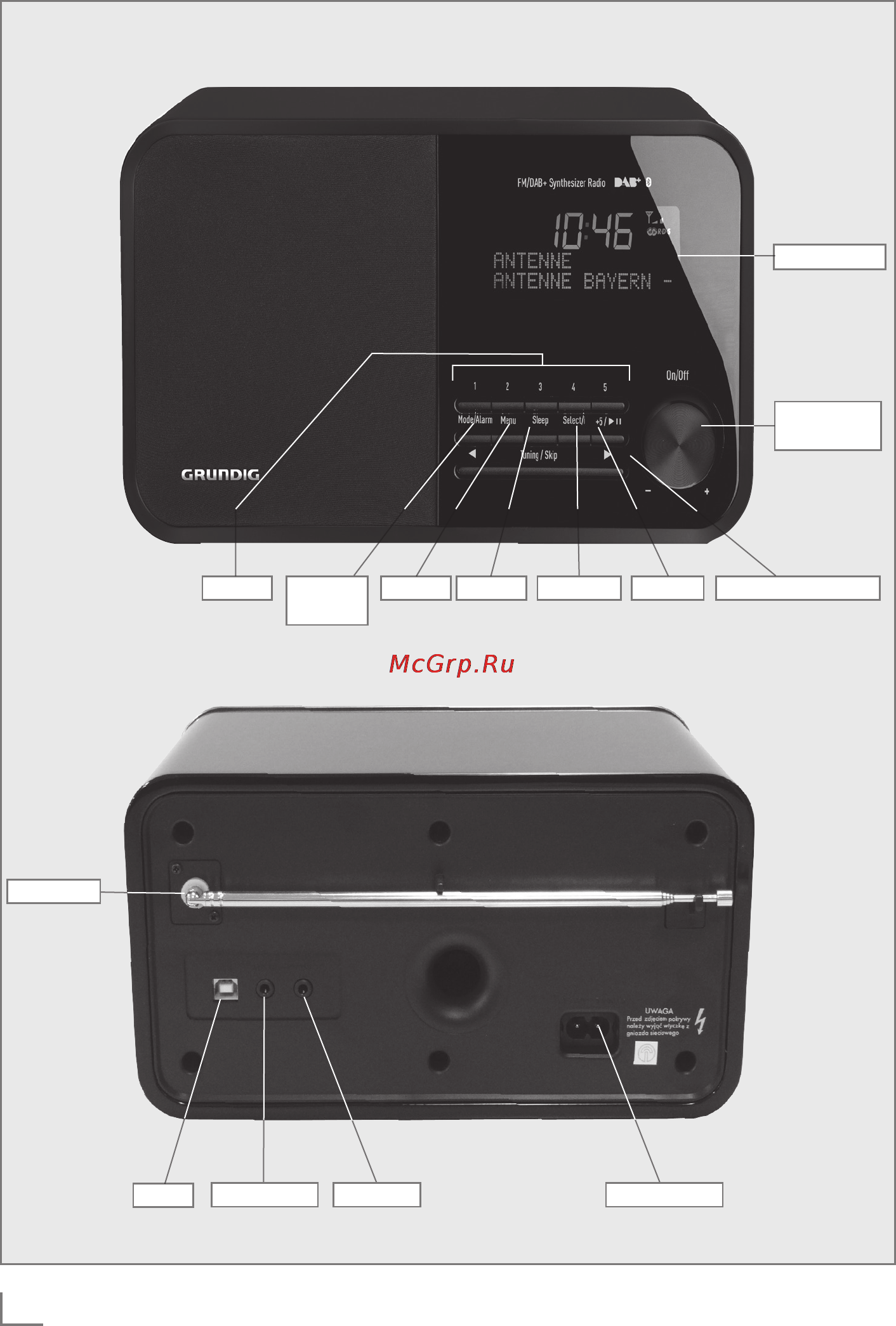 Grundig TR 2500 DAB+ [2/16] Display