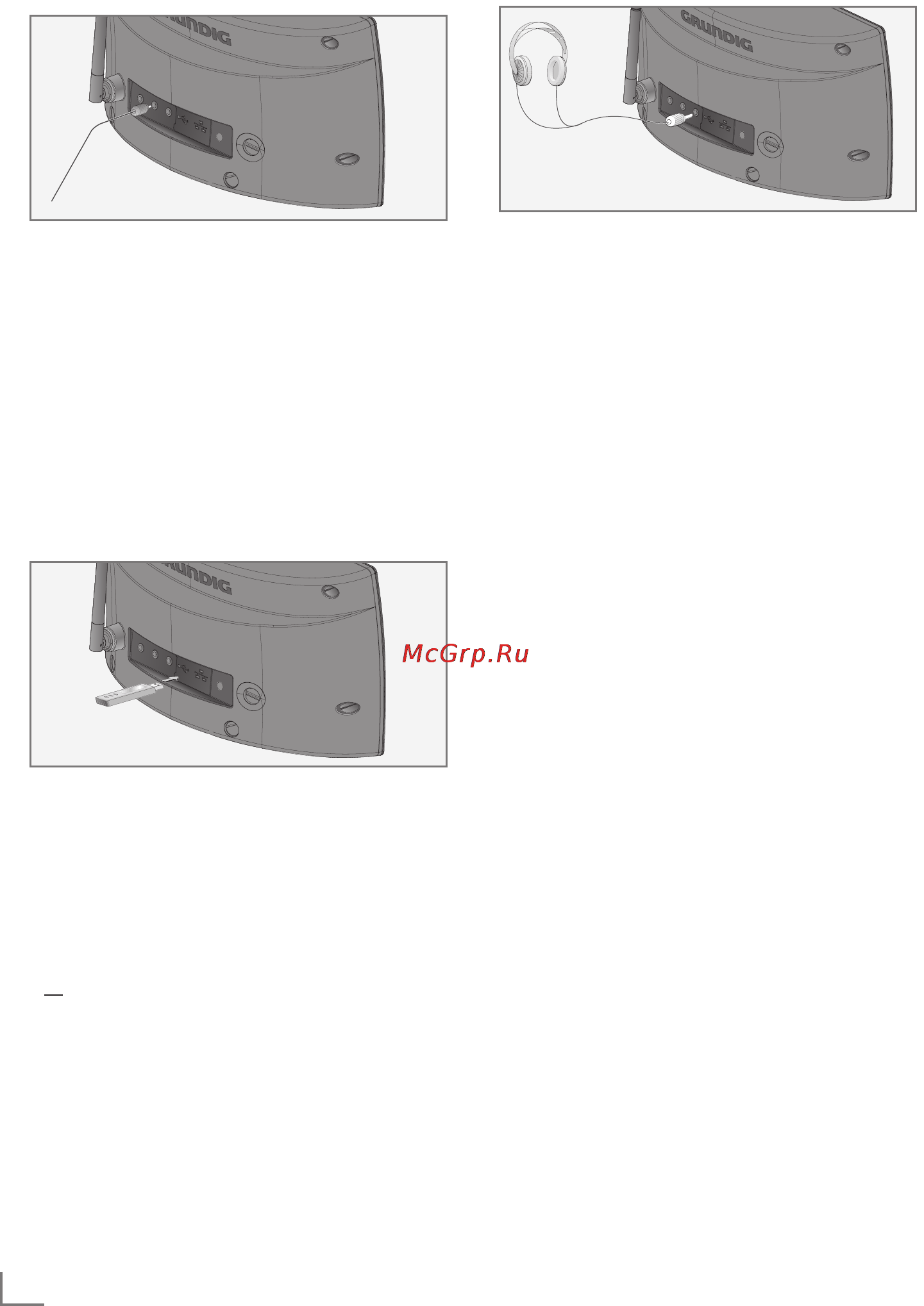 Grundig Cosmopolit 3F WEB [12/52] Connection and preparatio