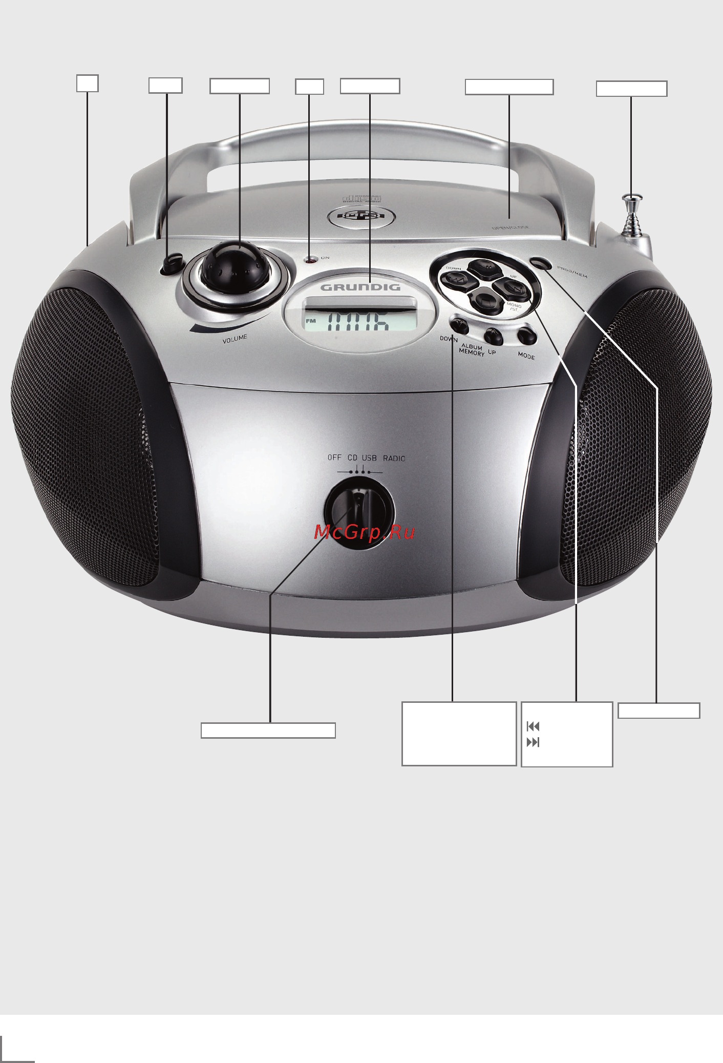 Grundig RCD 1445 USB [2/18] Rcd 1445 us