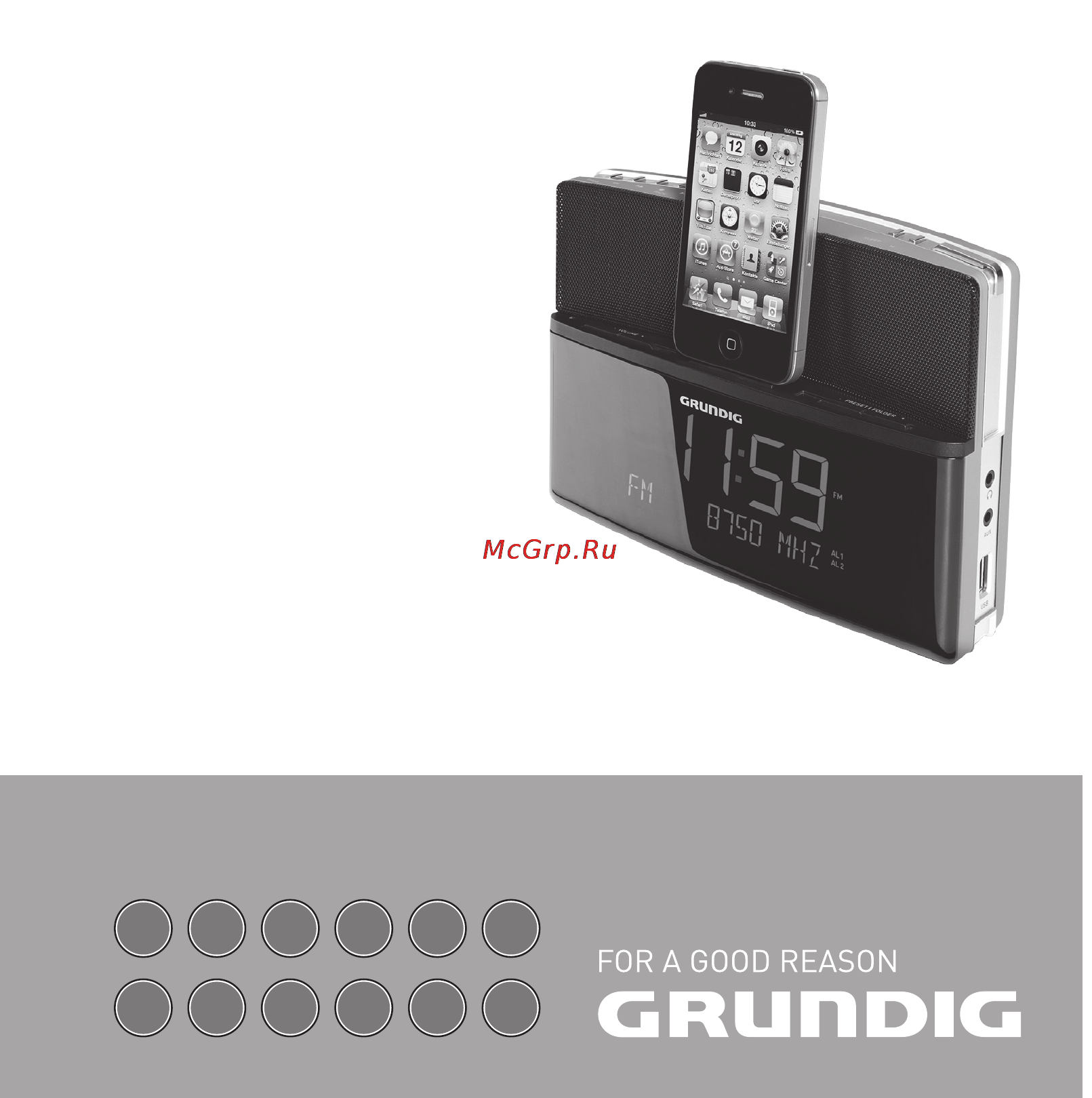 Grundig Sonoclock 990 iP Инструкция по эксплуатации онлайн