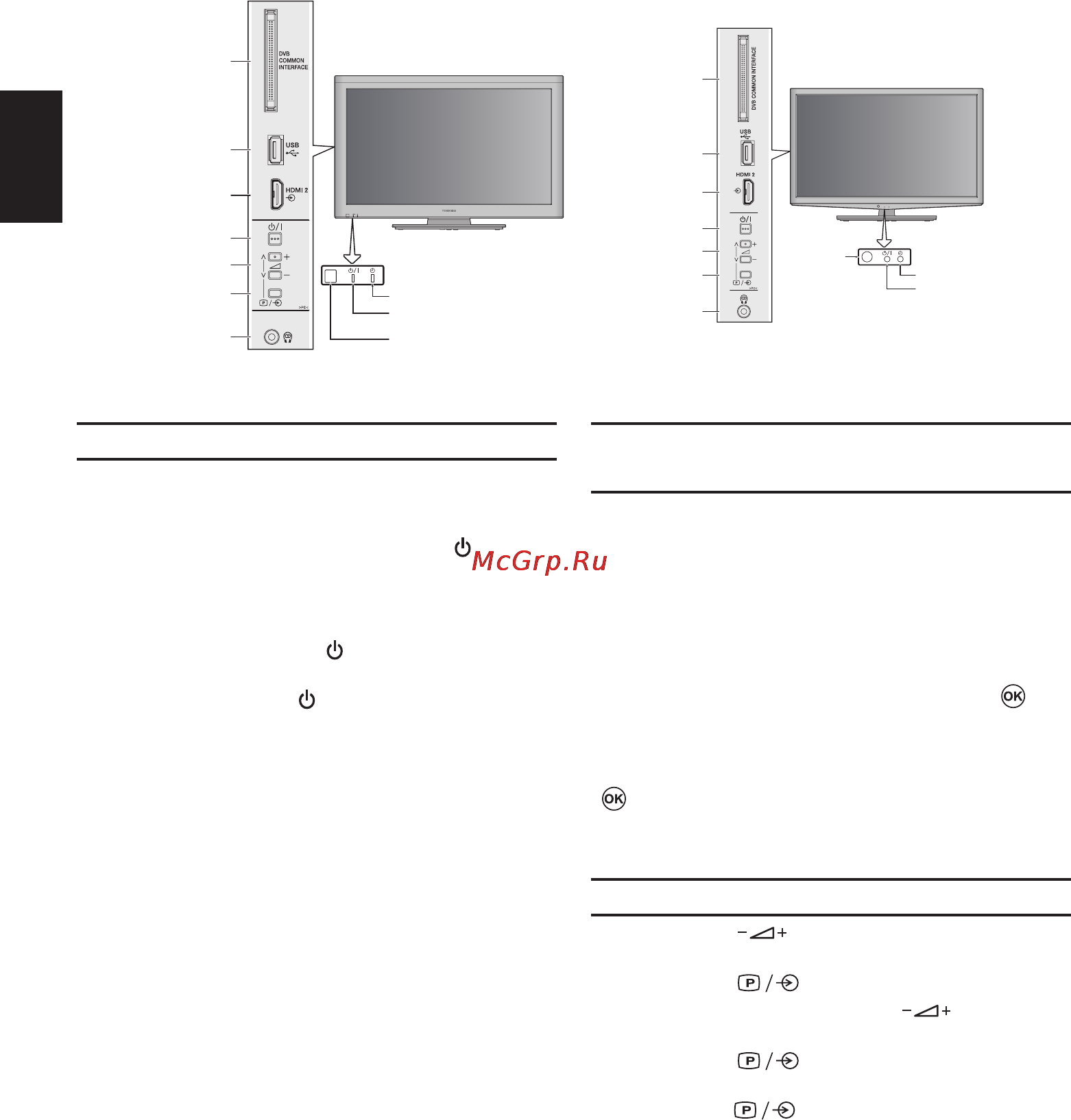 Toshiba 32 HL933RK [32/61] Користування засобами контролю