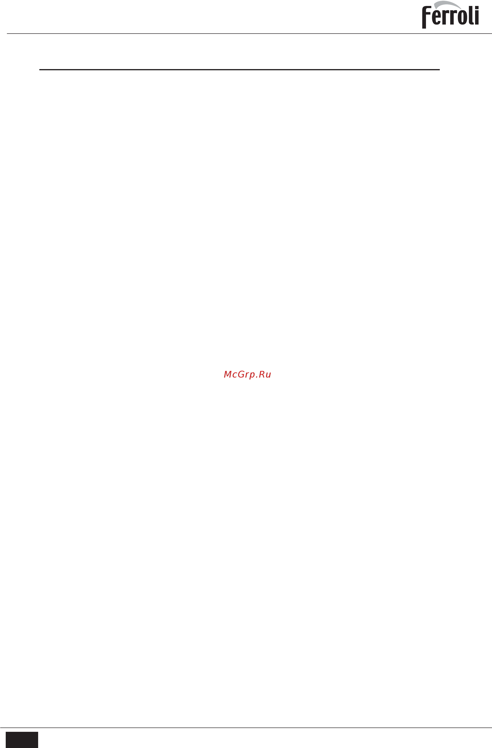 Ferroli SUN G 6 R [12/19] Sun g6 r
