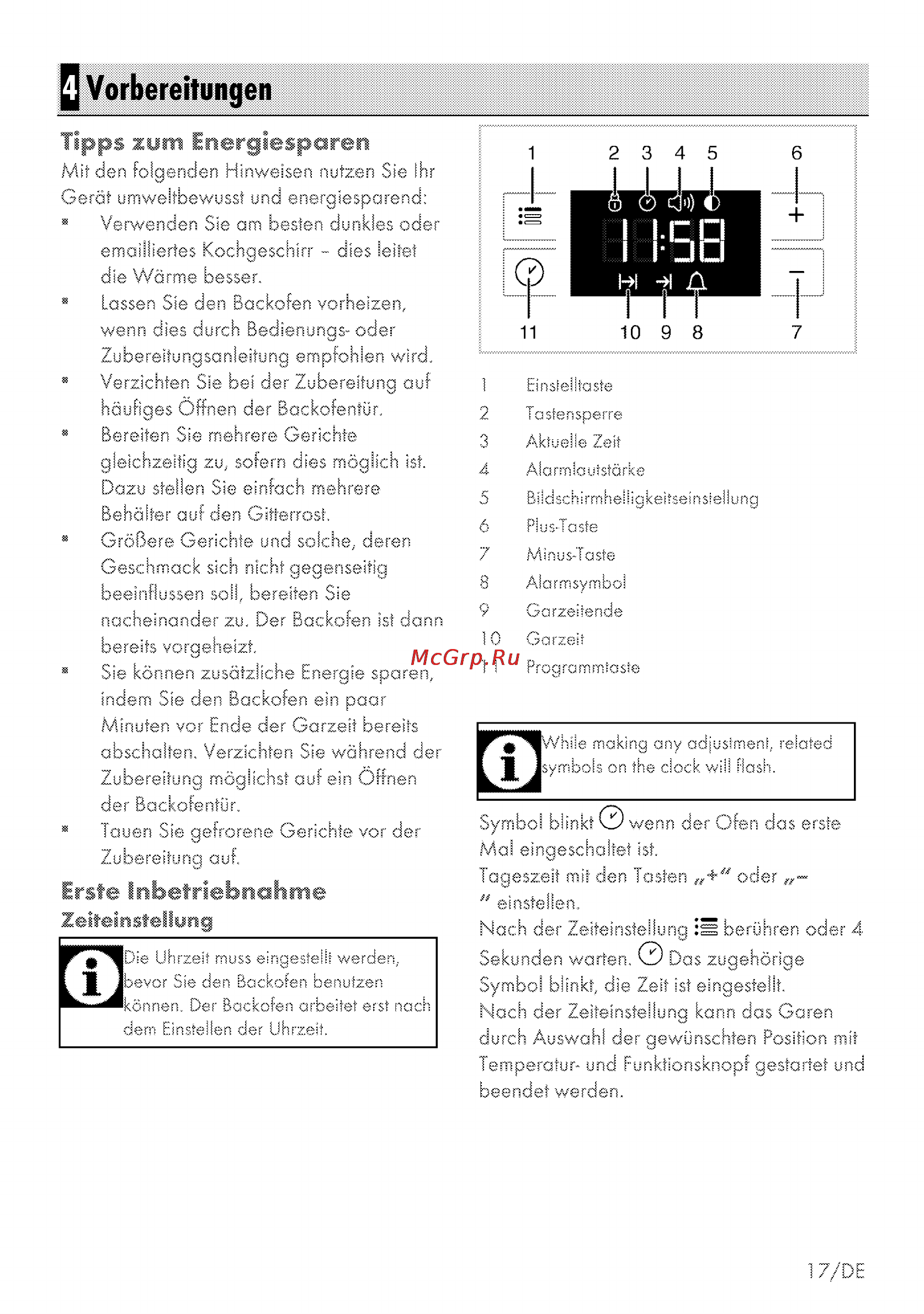 Grundig GEBE 13000 X [17/64] Q vorbereitungen
