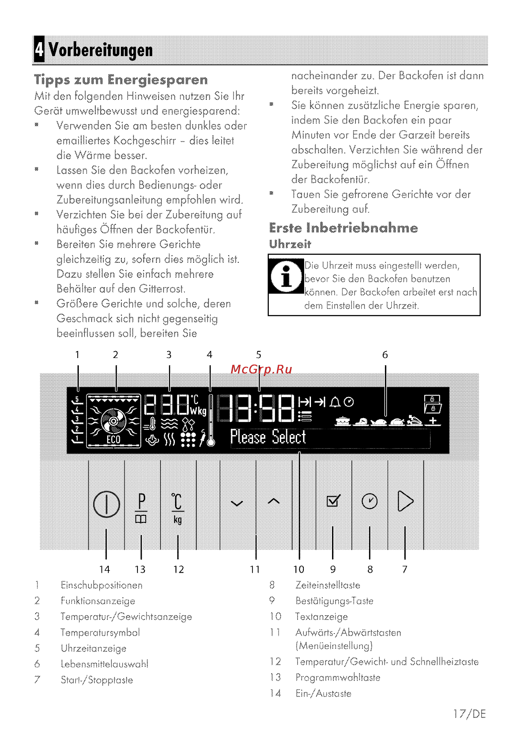 Grundig GEZDS 47000 B [17/84] Q vorbereitungen