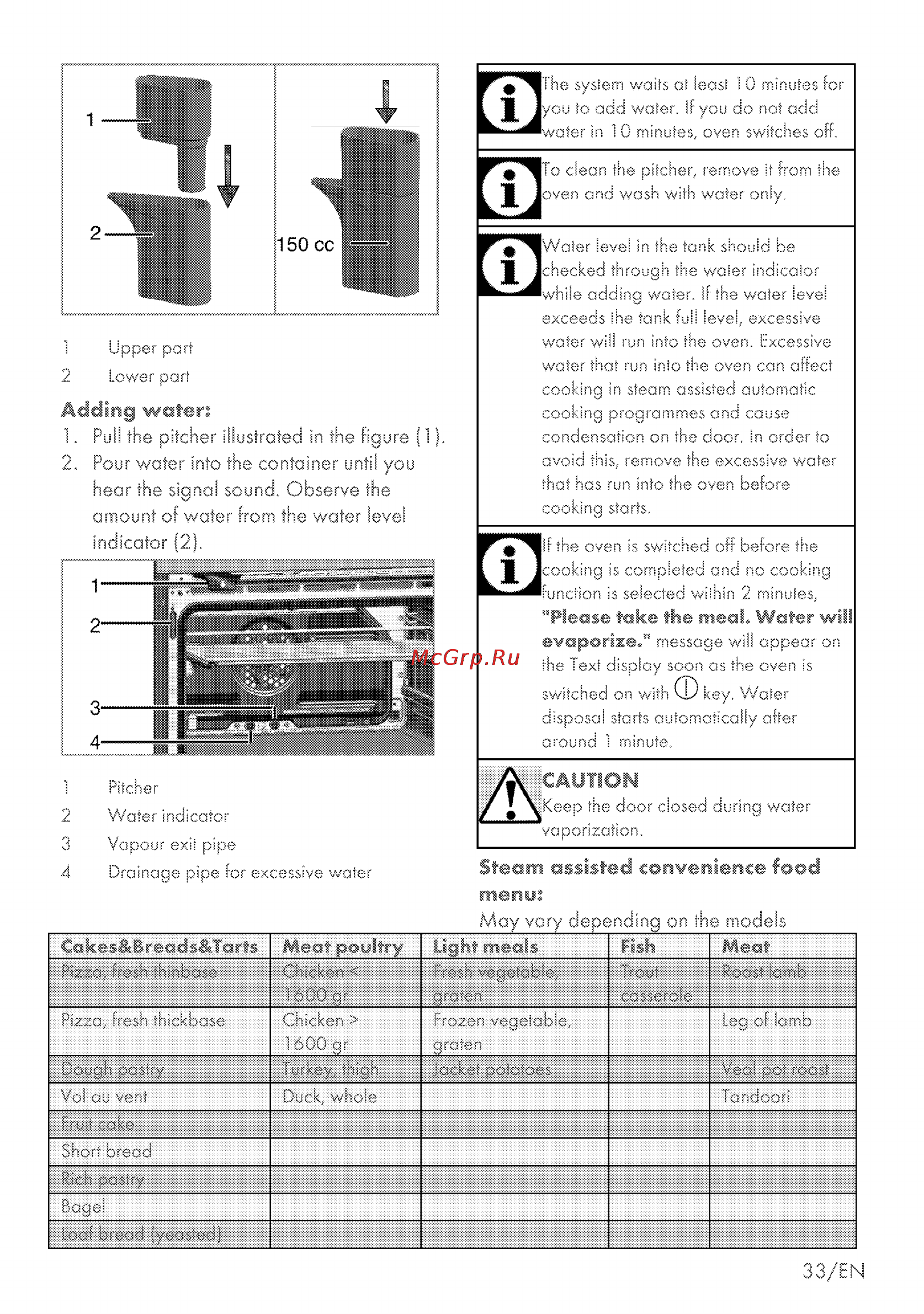 Grundig GEZDS 47000 B [75/84] Caution