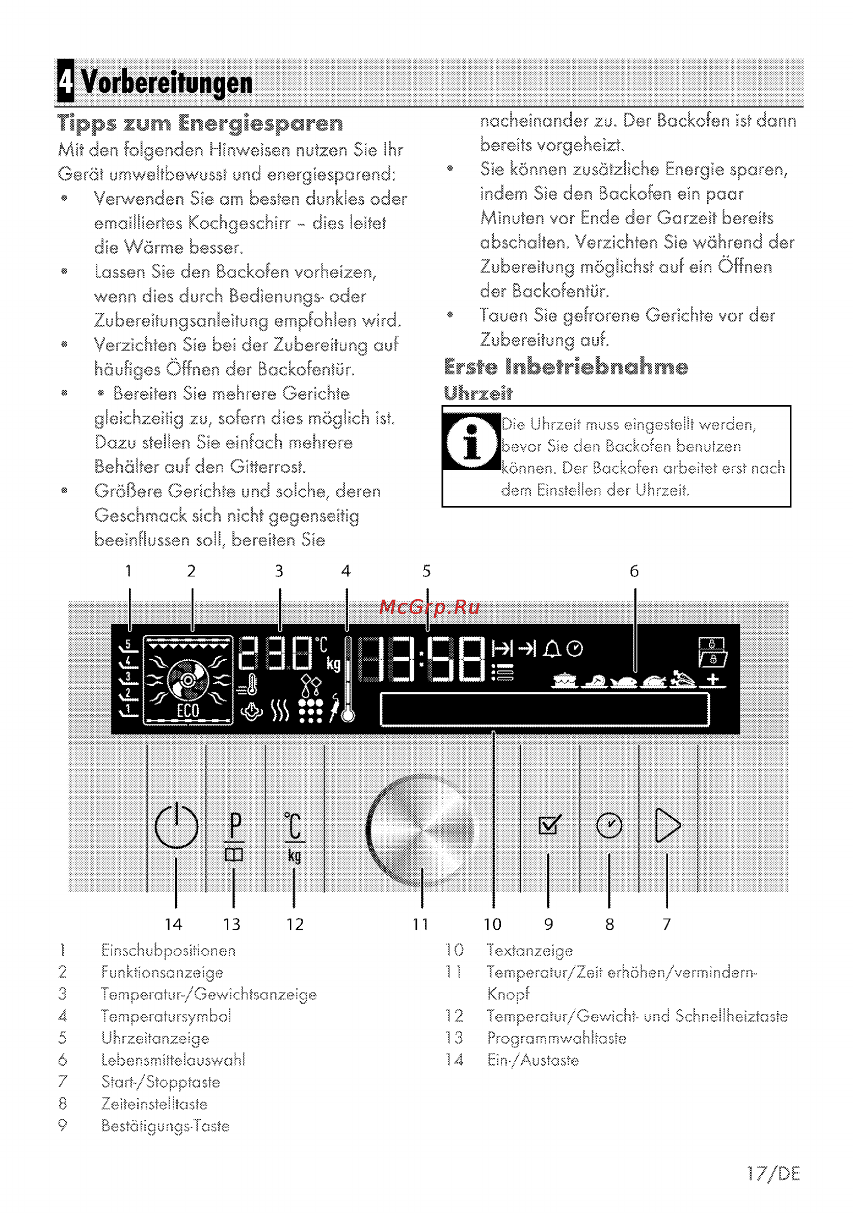 Grundig GEBM 46000 B [17/80] Q vorbereitungen