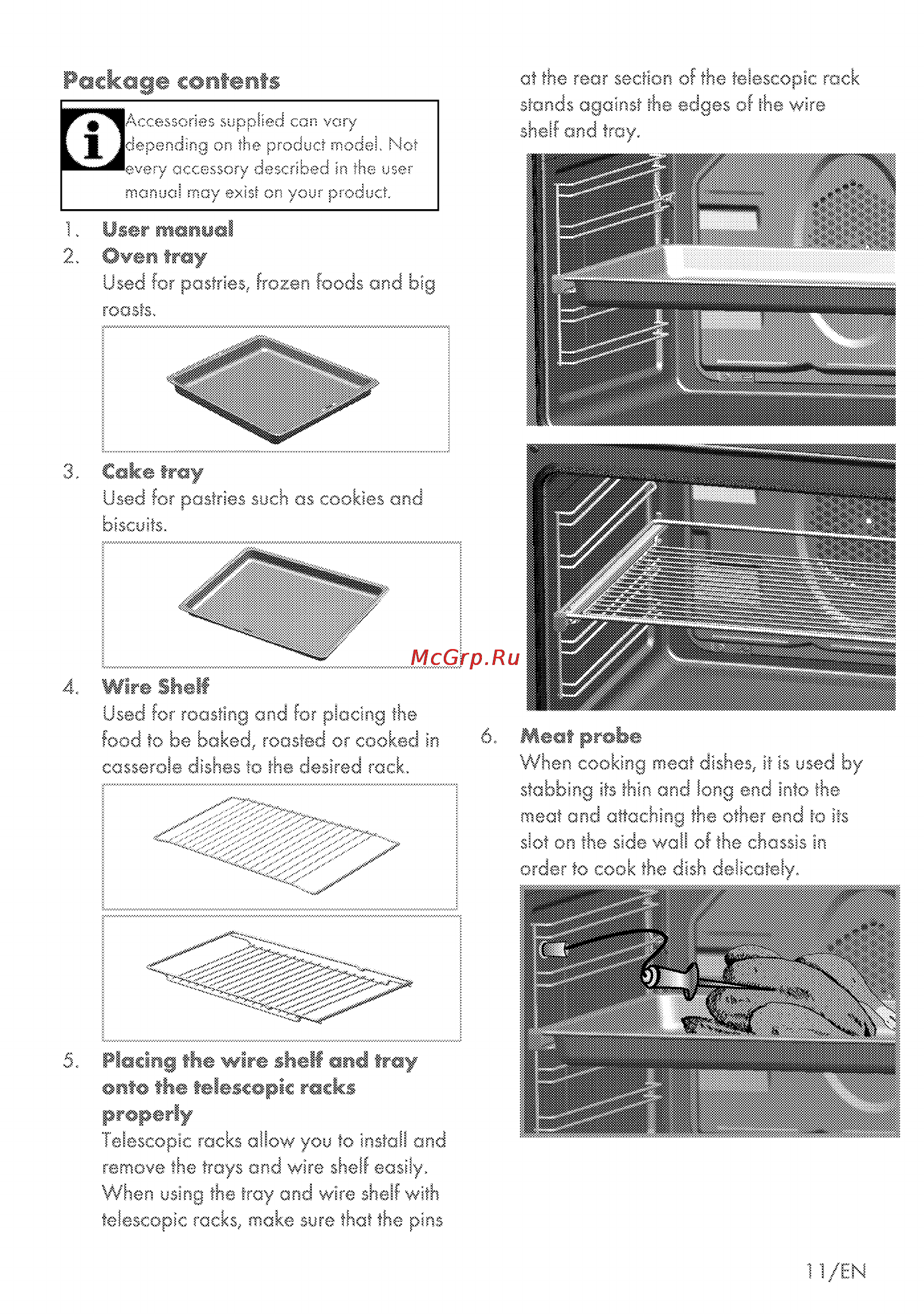Grundig GEBM 46000 B [51/80] Package contents