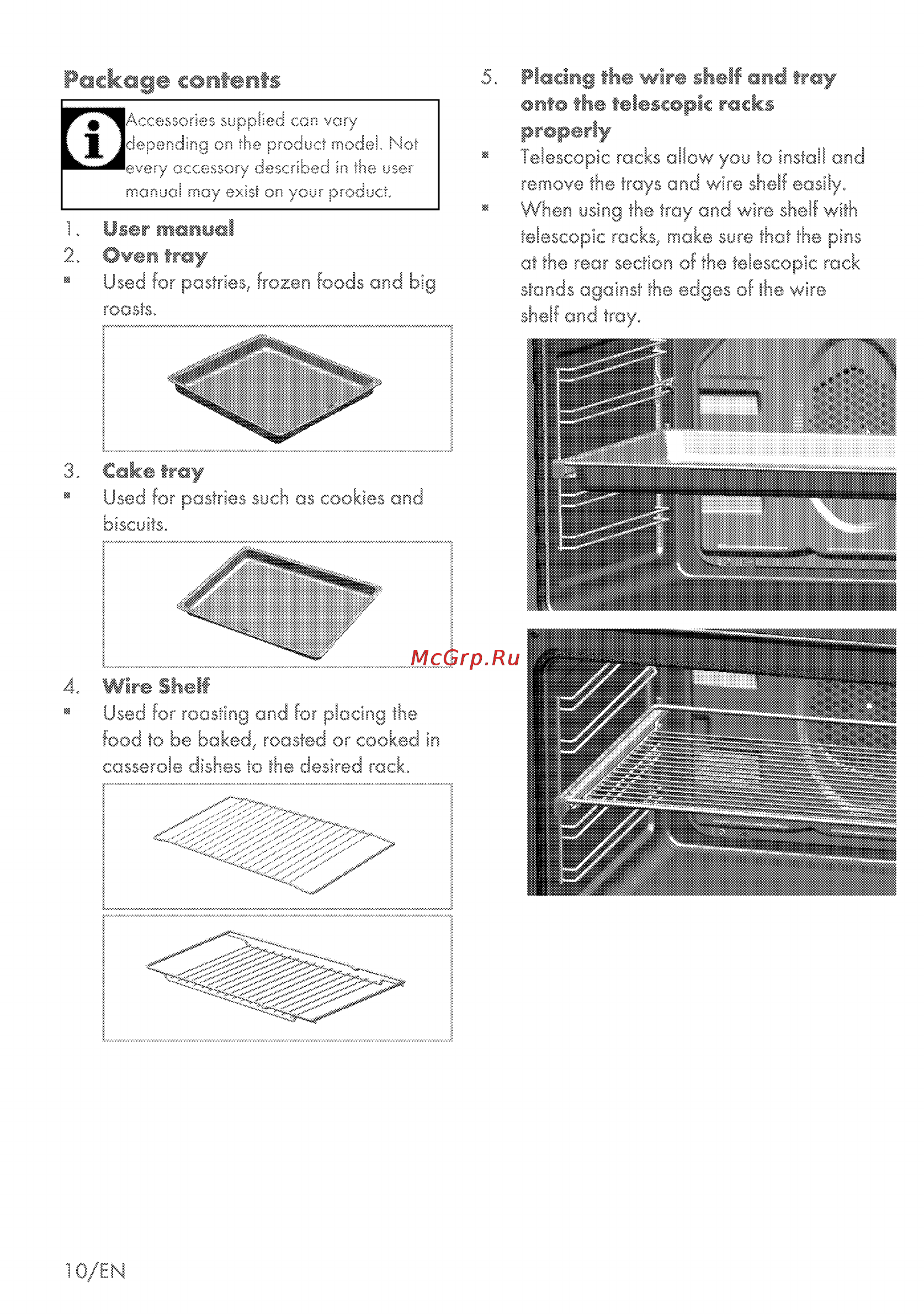 Grundig GEBD 47000 B [52/88] Package contents