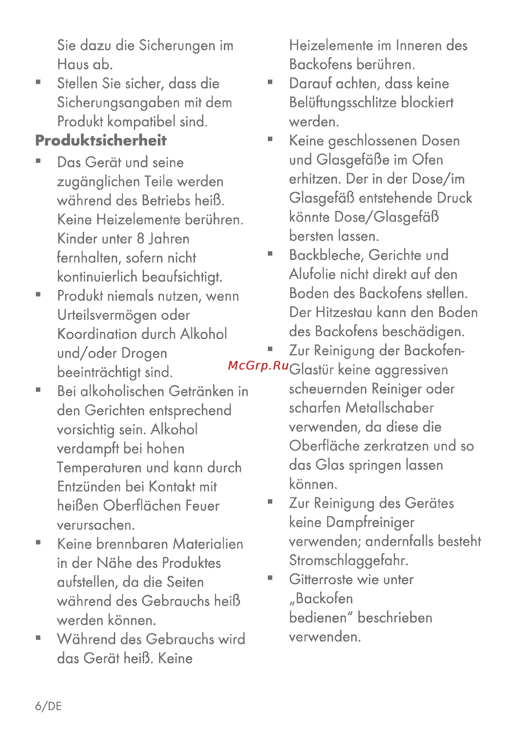 Grundig GEBD 47000 B [6/88] Produktsicherheif