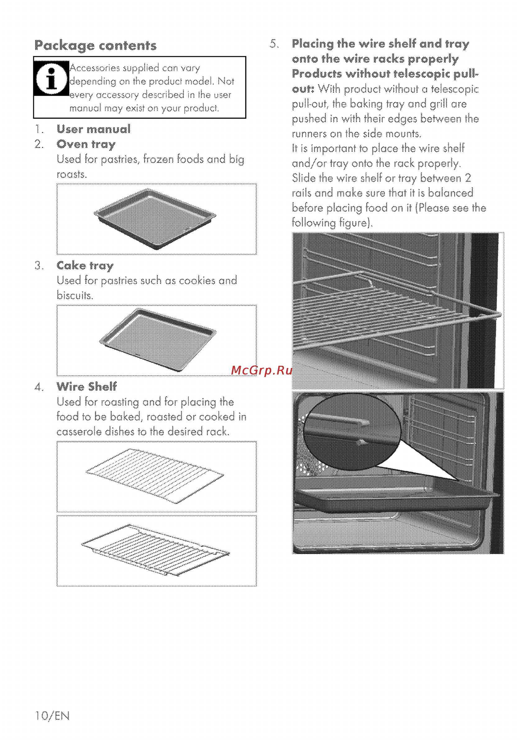 Grundig GEBM 13000 X [40/64] Package contents