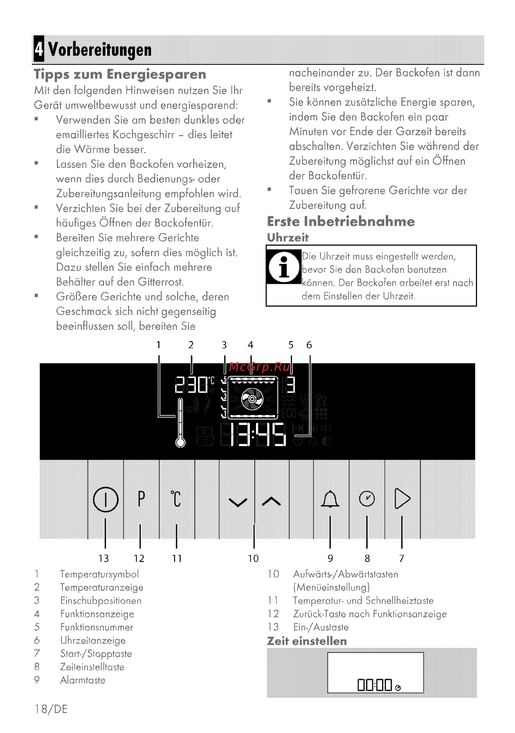 Grundig GEBM 25000 BP [18/72] Q vorbereitungen