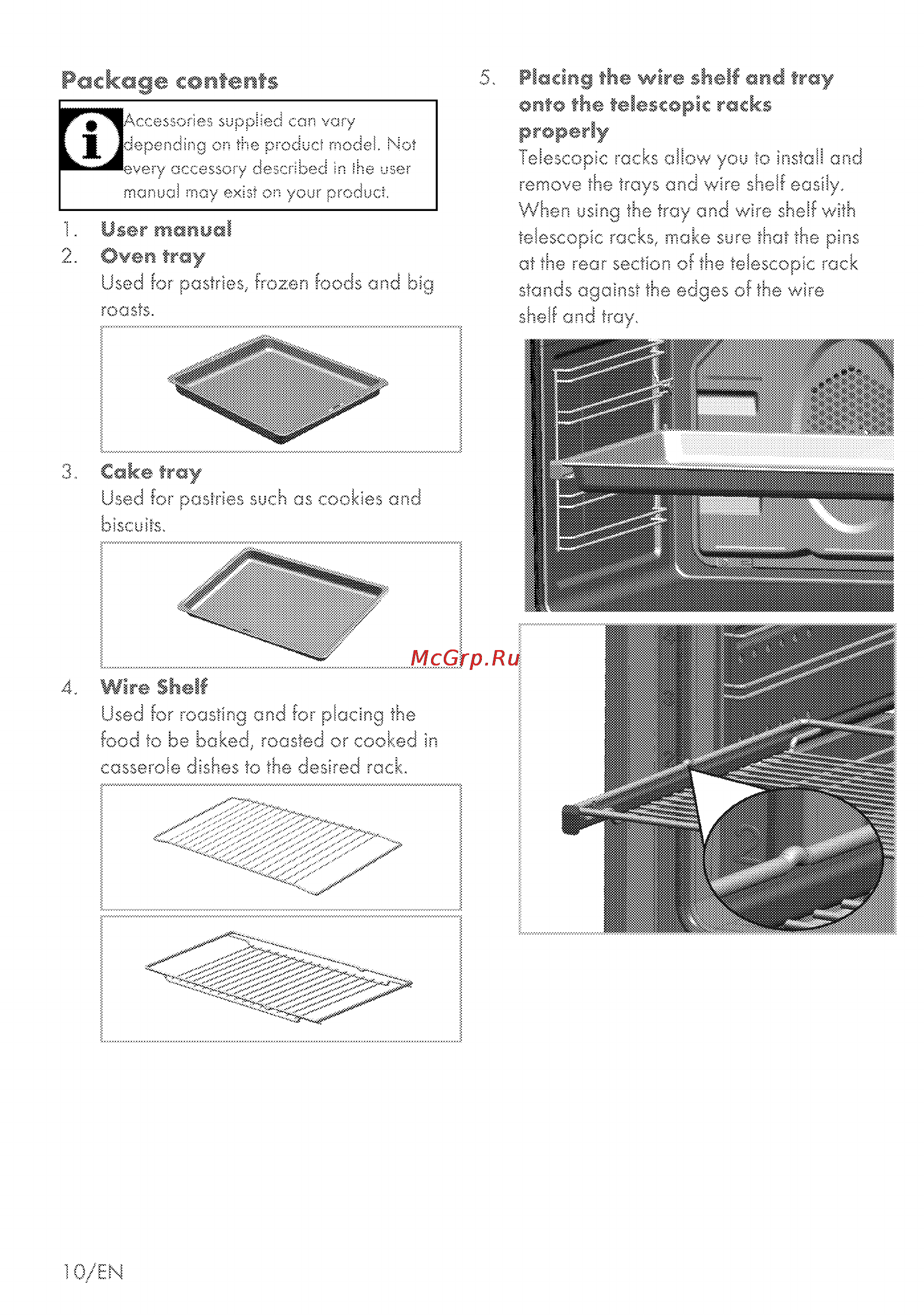 Grundig GEBM 25000 BP [46/72] Package contents