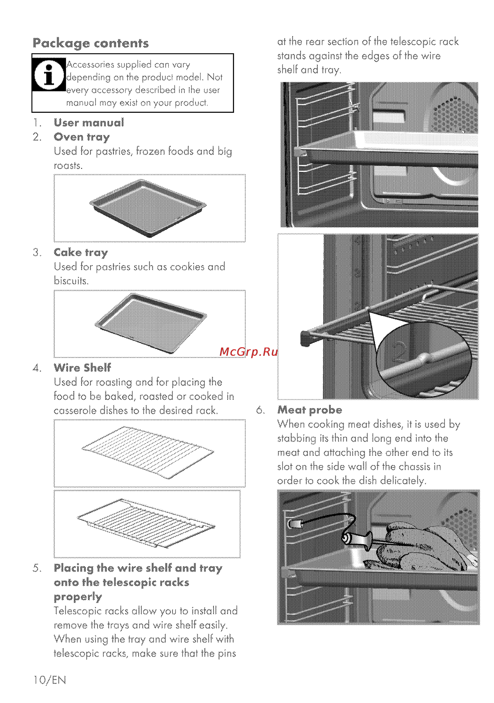 Grundig GEZM 47000 B [50/80] Package contents