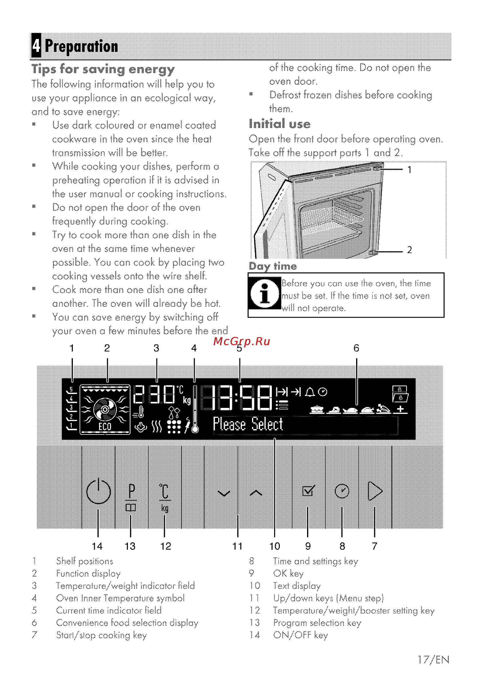 Grundig GEZS 57000 BL [55/80] Q preparation