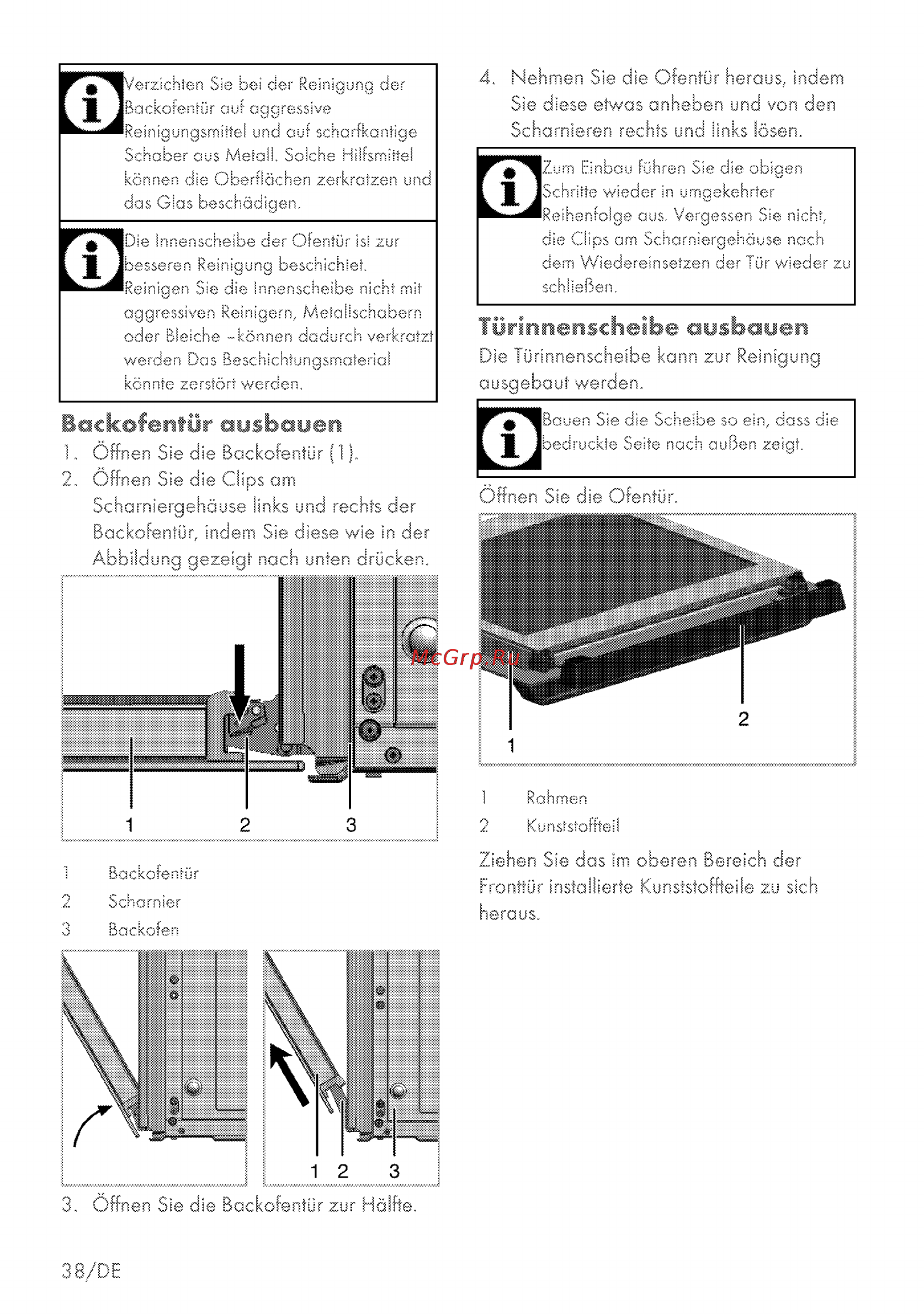 Grundig GEZS 47000 B [38/80] Türirmenscheibe aysbayen